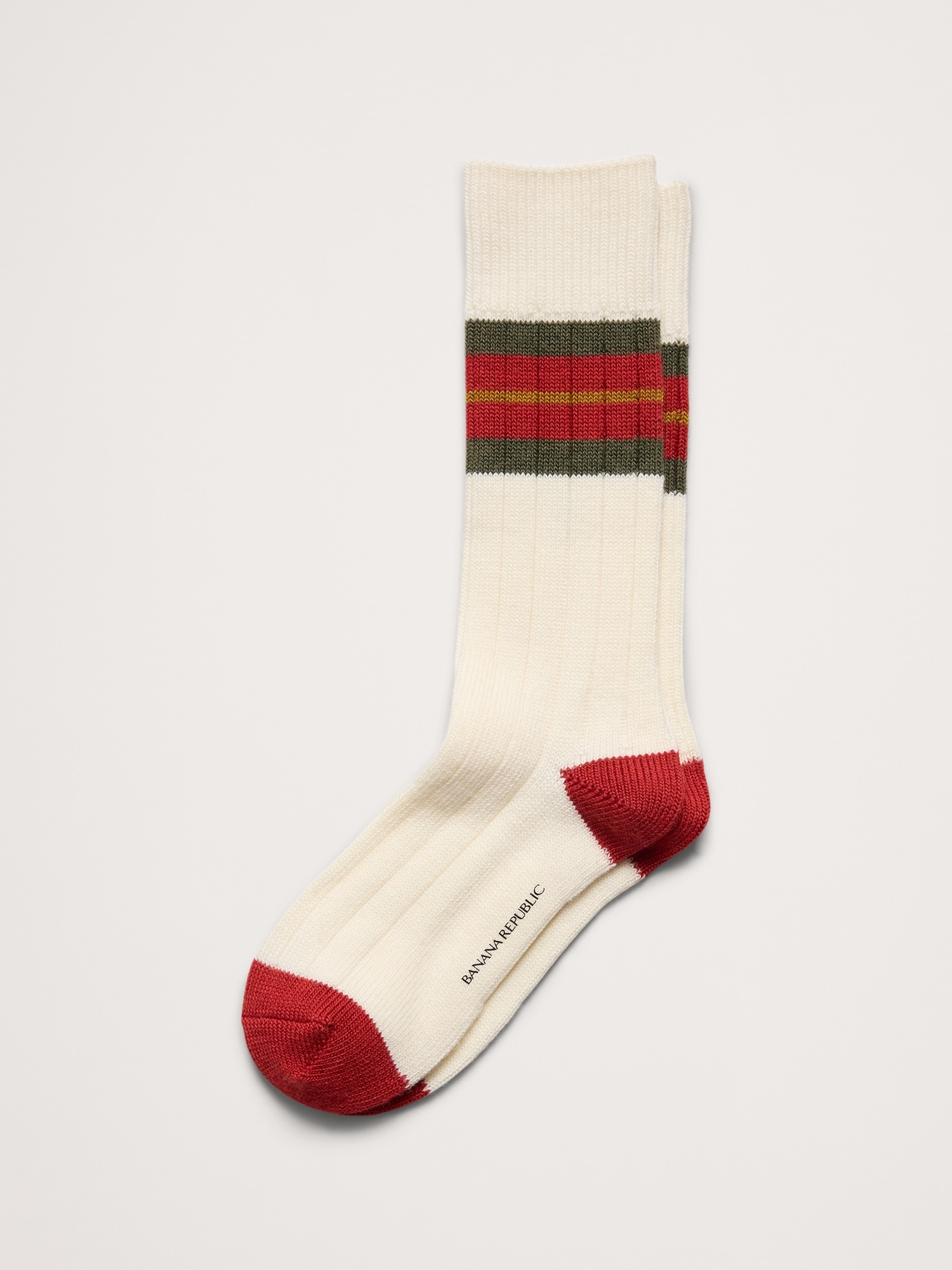 Breath Merino Crew Sock - Ecru