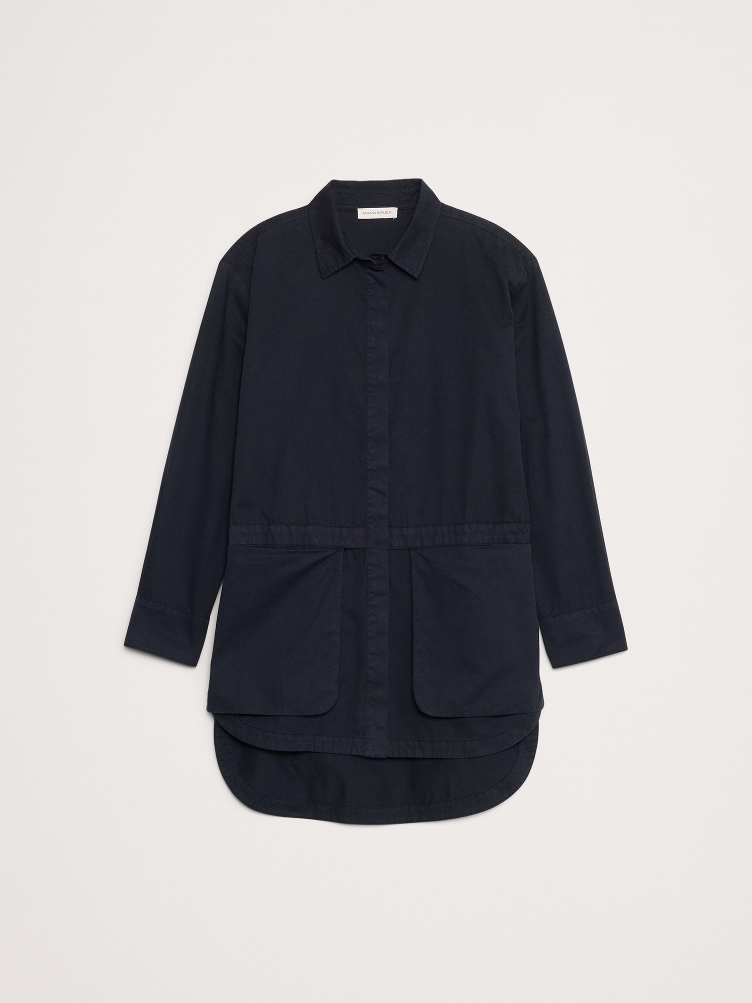 Image number 5 showing, COTTON TWILL UTILITY TUNIC