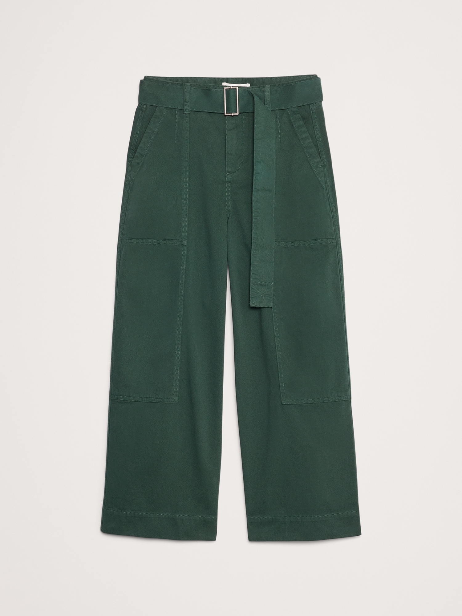 Image number 5 showing, High-Rise Wide-Leg Utility Crop Pant