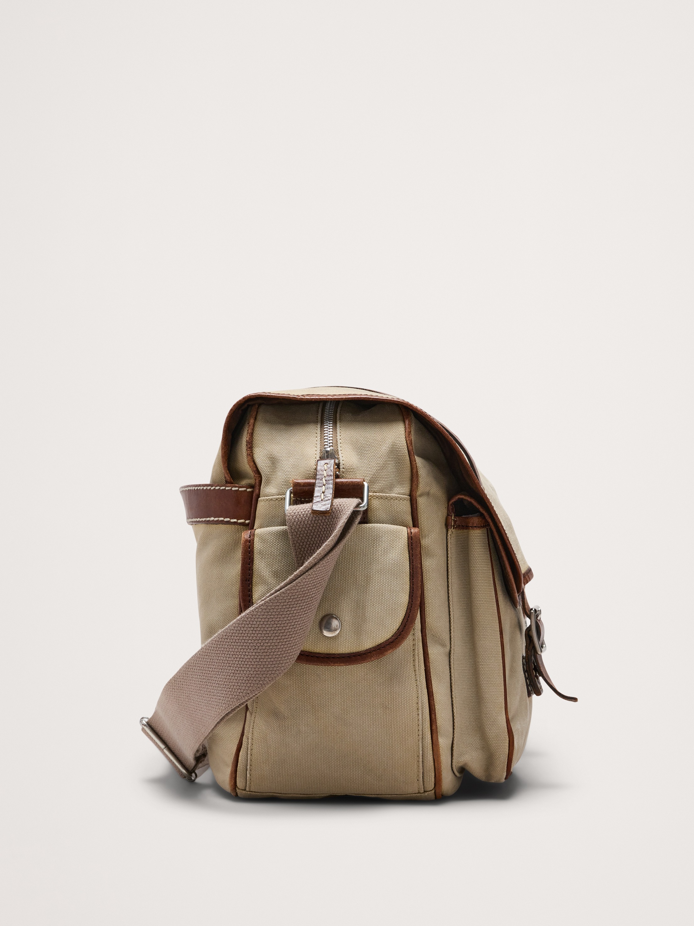 バッグ BANANA REPUBLIC Archive Leather Messeng Banana Republic Vhtf All-Leather Messenger Bag Brown Limited
