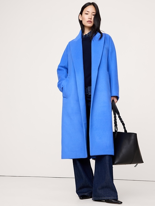 Italian Wool-Cashmere Wrap Coat | Banana Republic