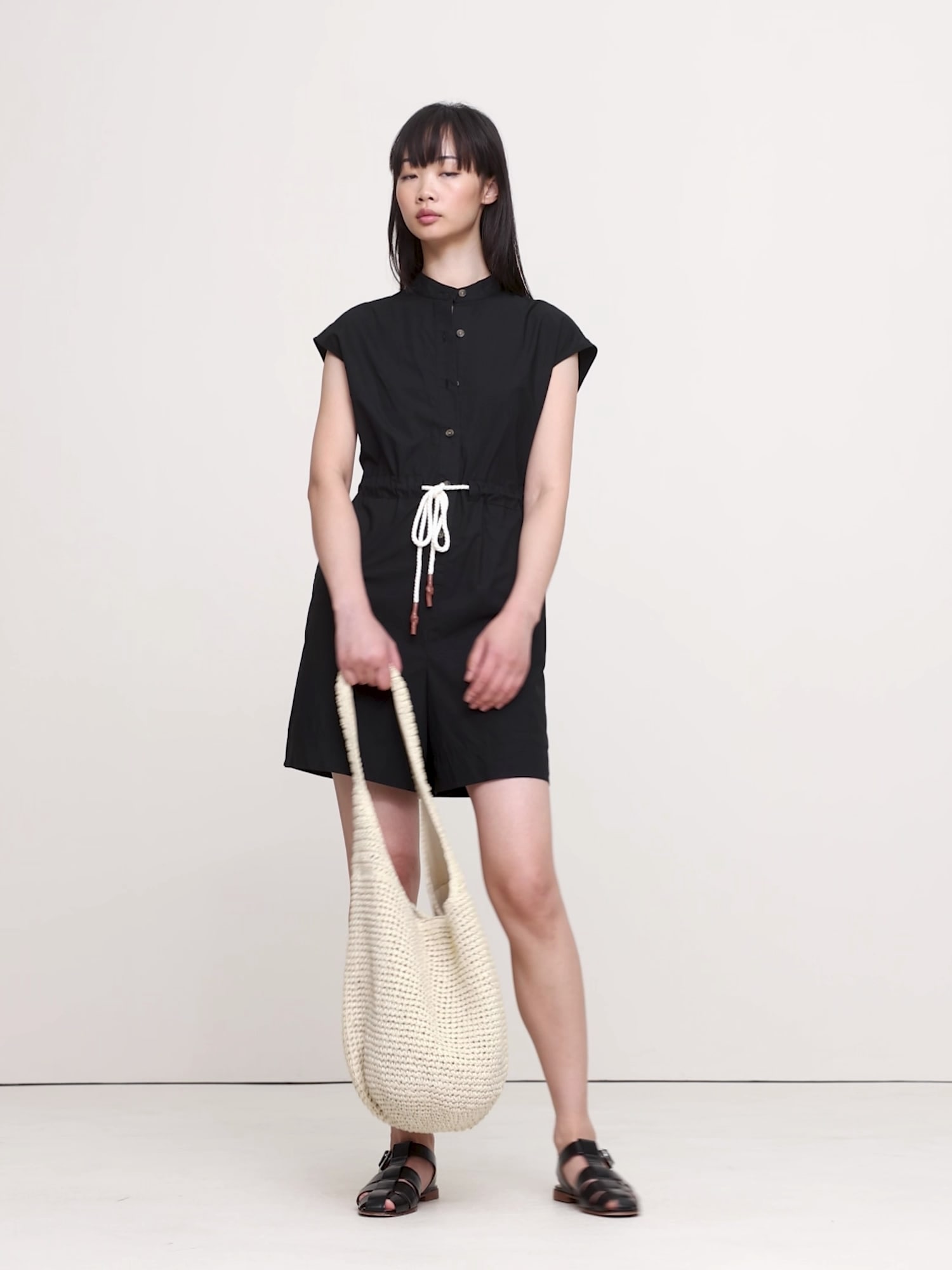 Image number 2 showing, Cotton Poplin Romper