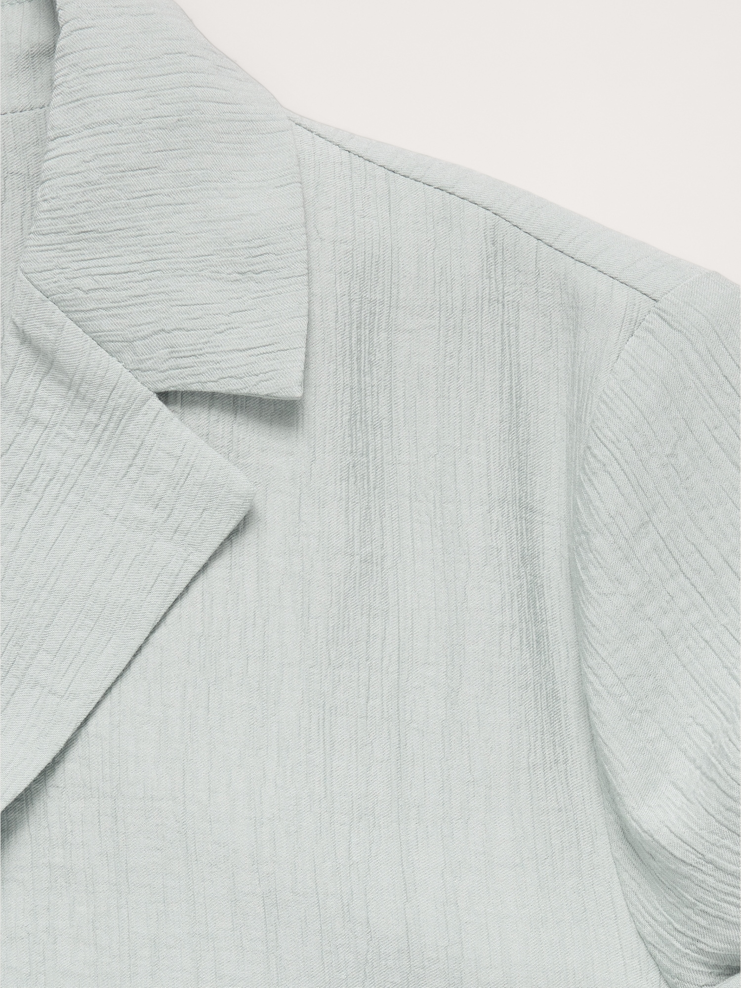 Crinkle Tie-Front Cropped Blazer