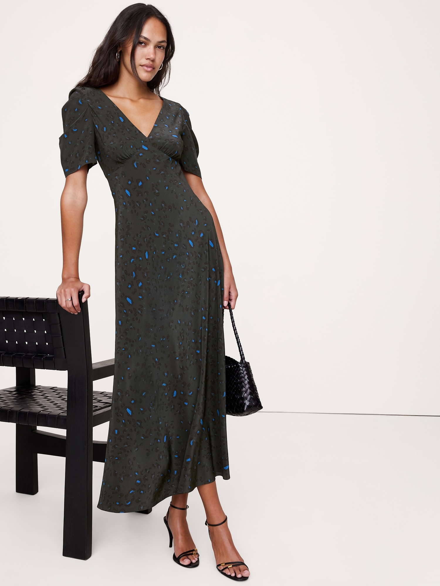 Matte Silk Maxi Dress