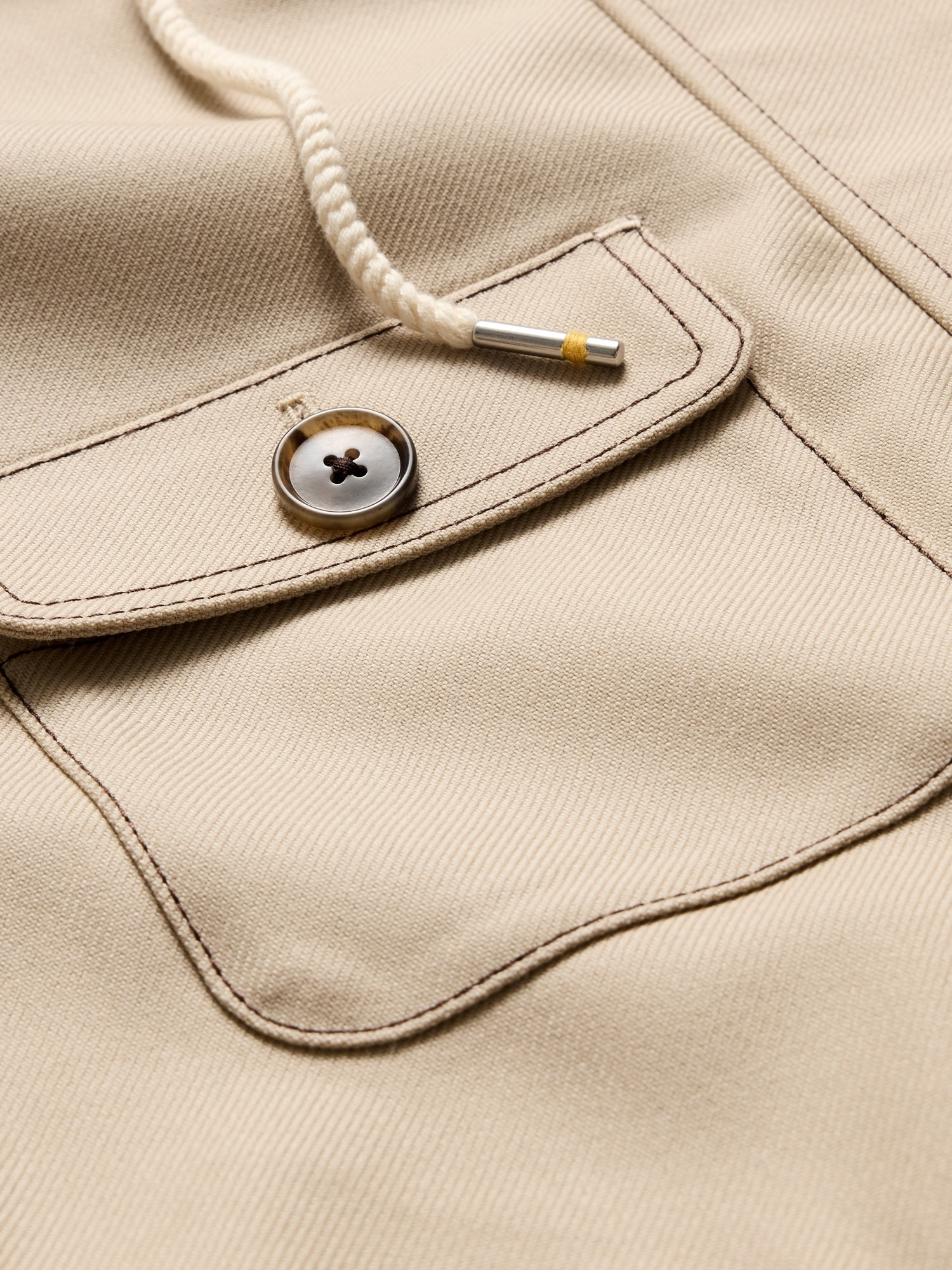 Image number 7 showing, Oversized Italian Wool Utility Popover