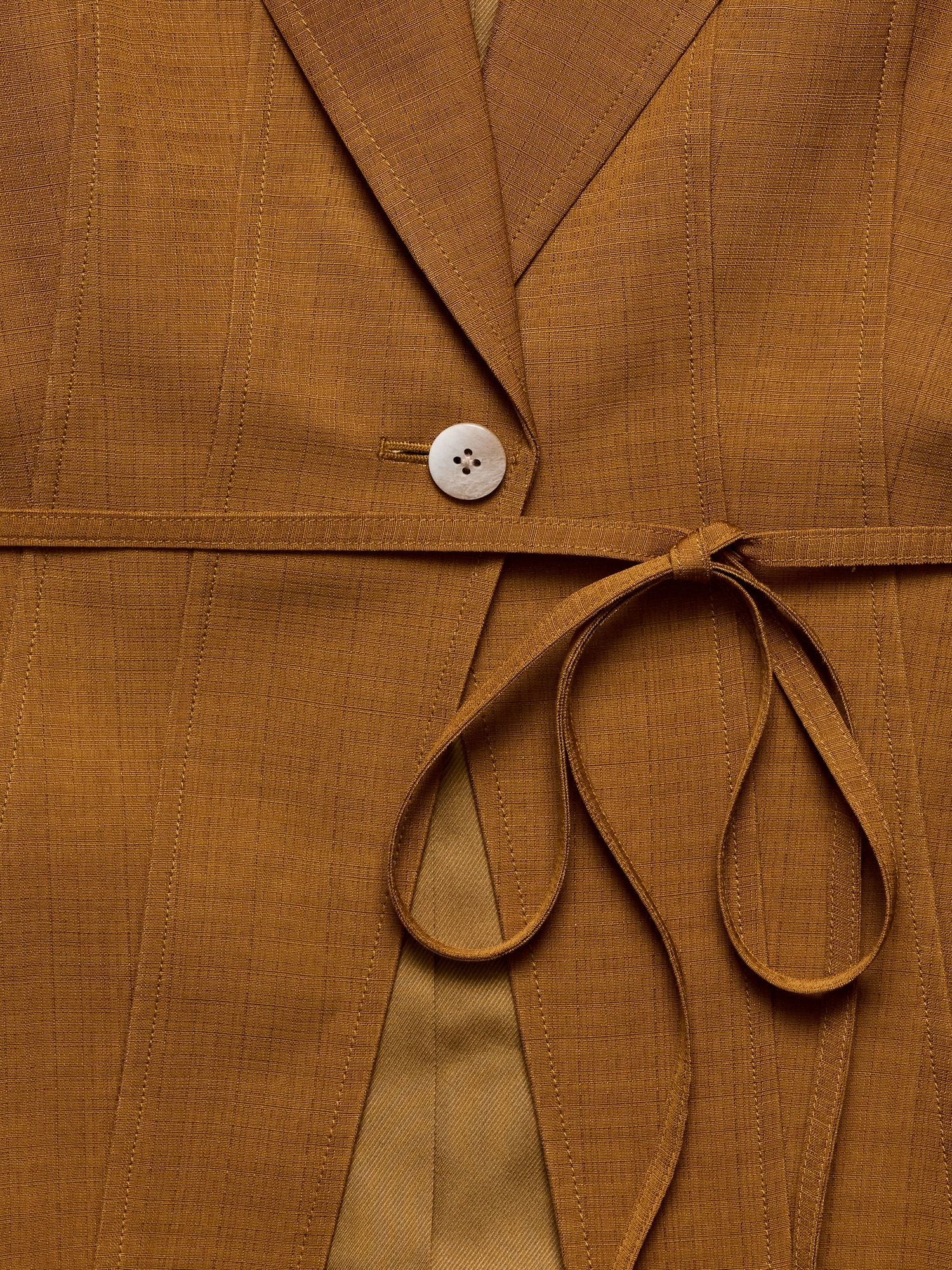 Image number 7 showing, Seamed Belted Blazer