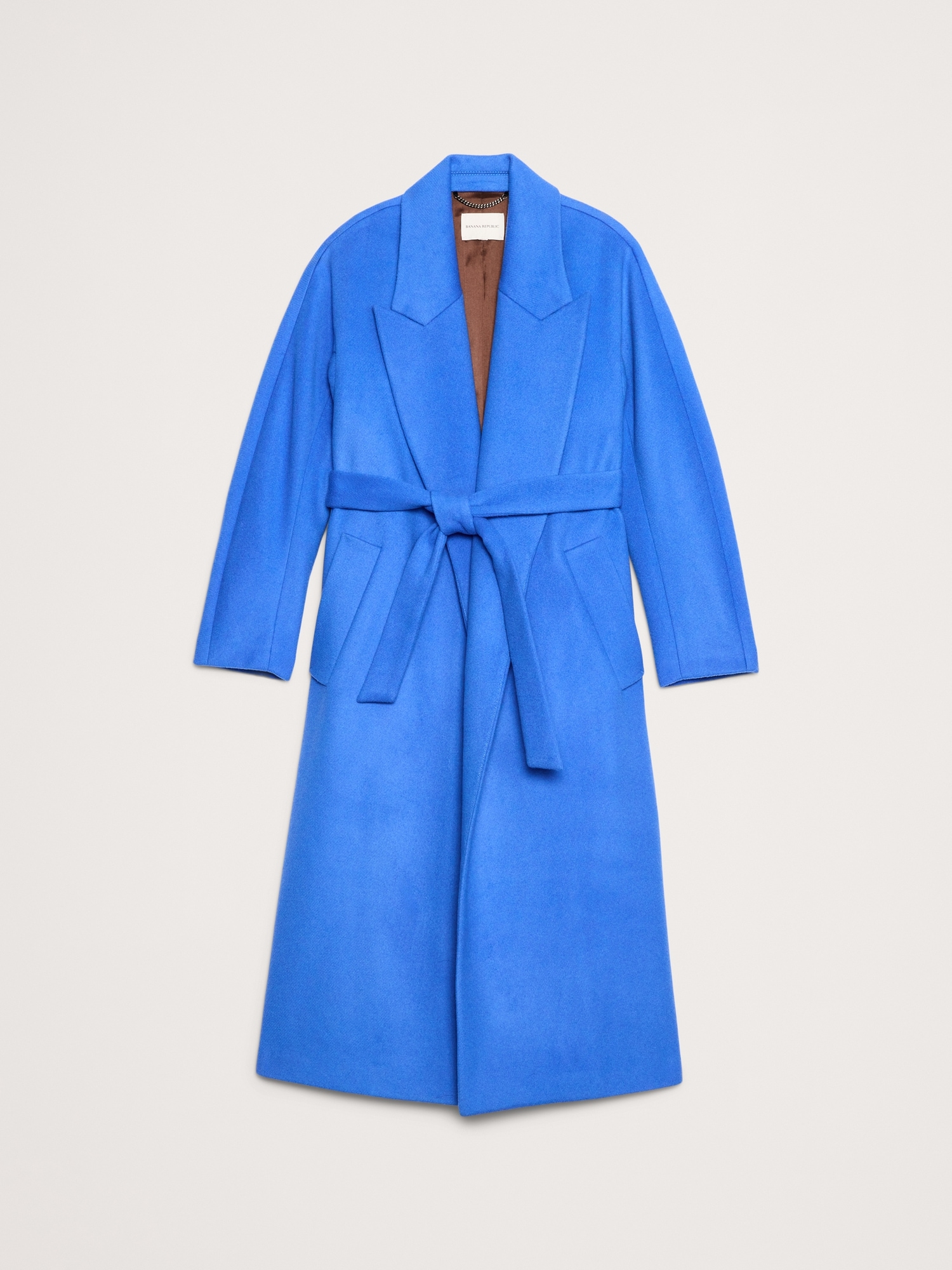 Image number 7 showing, Italian Wool-Cashmere Wrap Coat