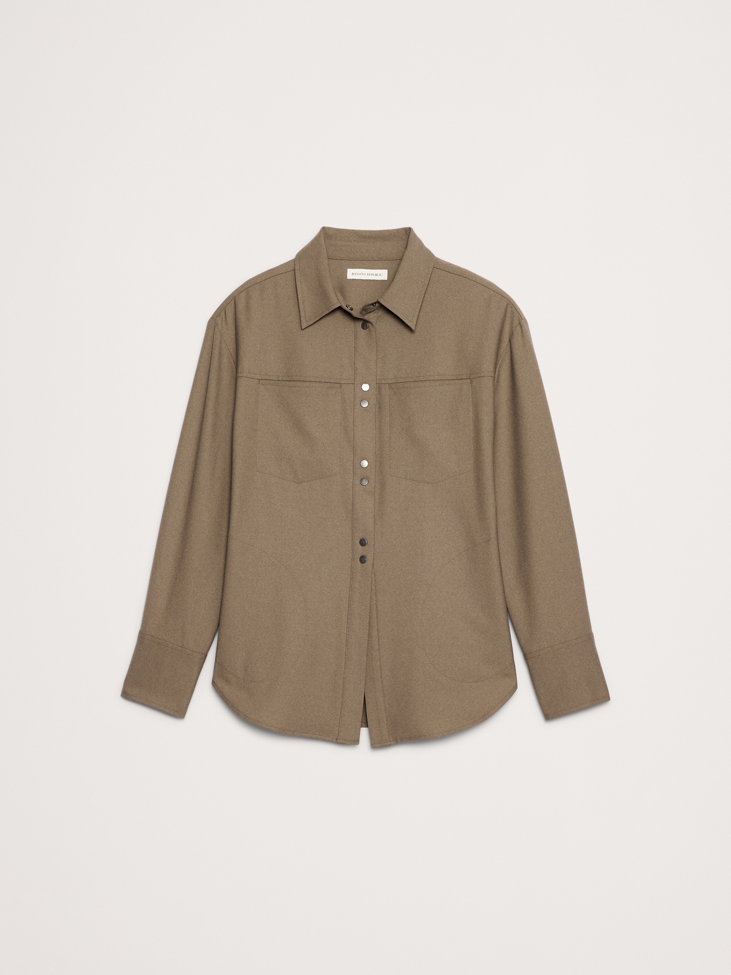 Image number 4 showing, Stretch-Flannel Cinch-Back Shirt