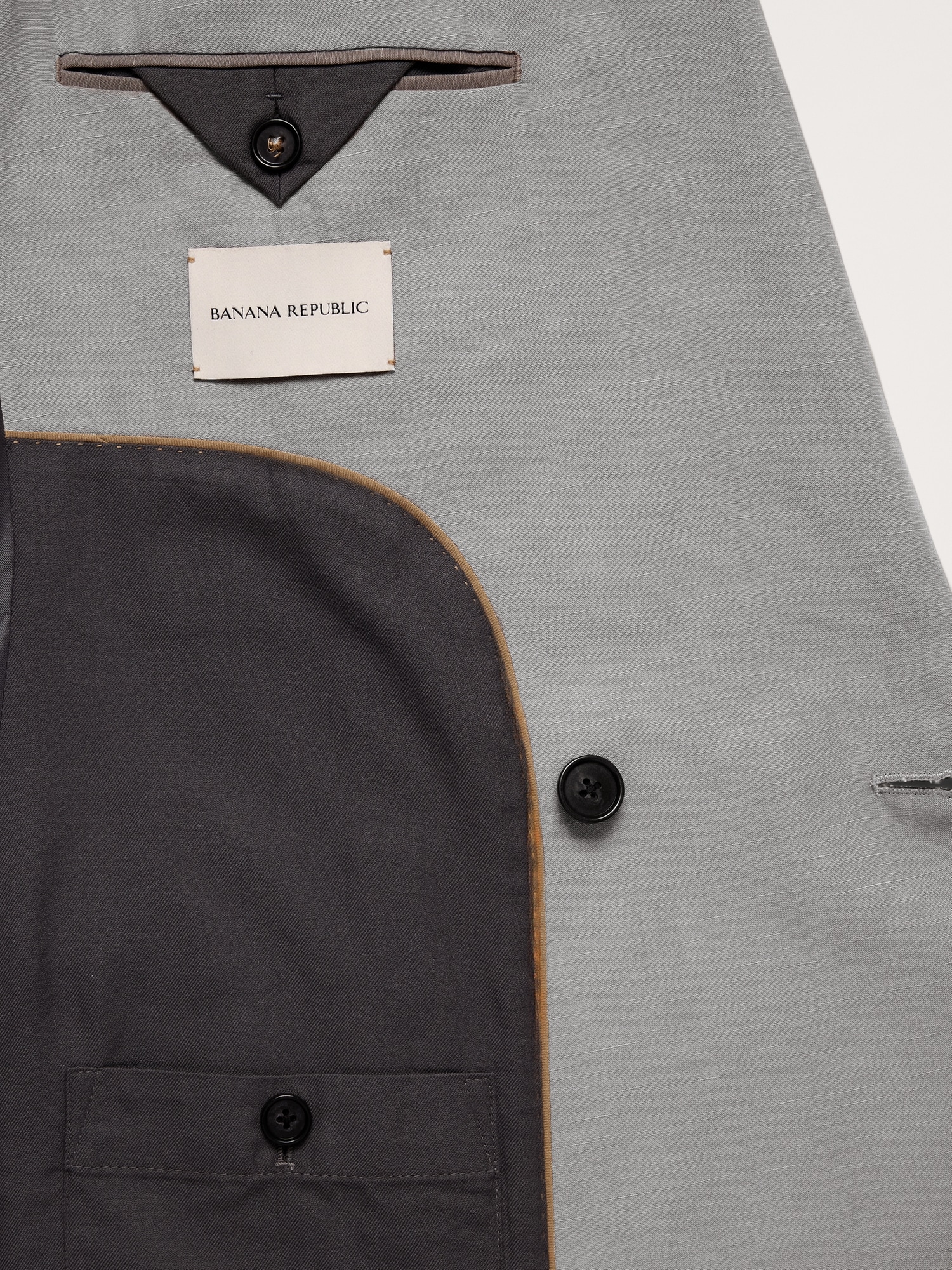 Image number 6 showing, Relaxed Double-Breasted Tencel™-Linen Suit Jacket