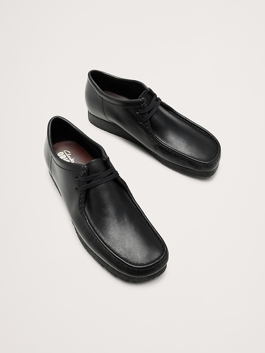 靴 Clarks Wallabee Leather 11826 Black 25.5 Clarks Wallabee in Black | REVOLVE