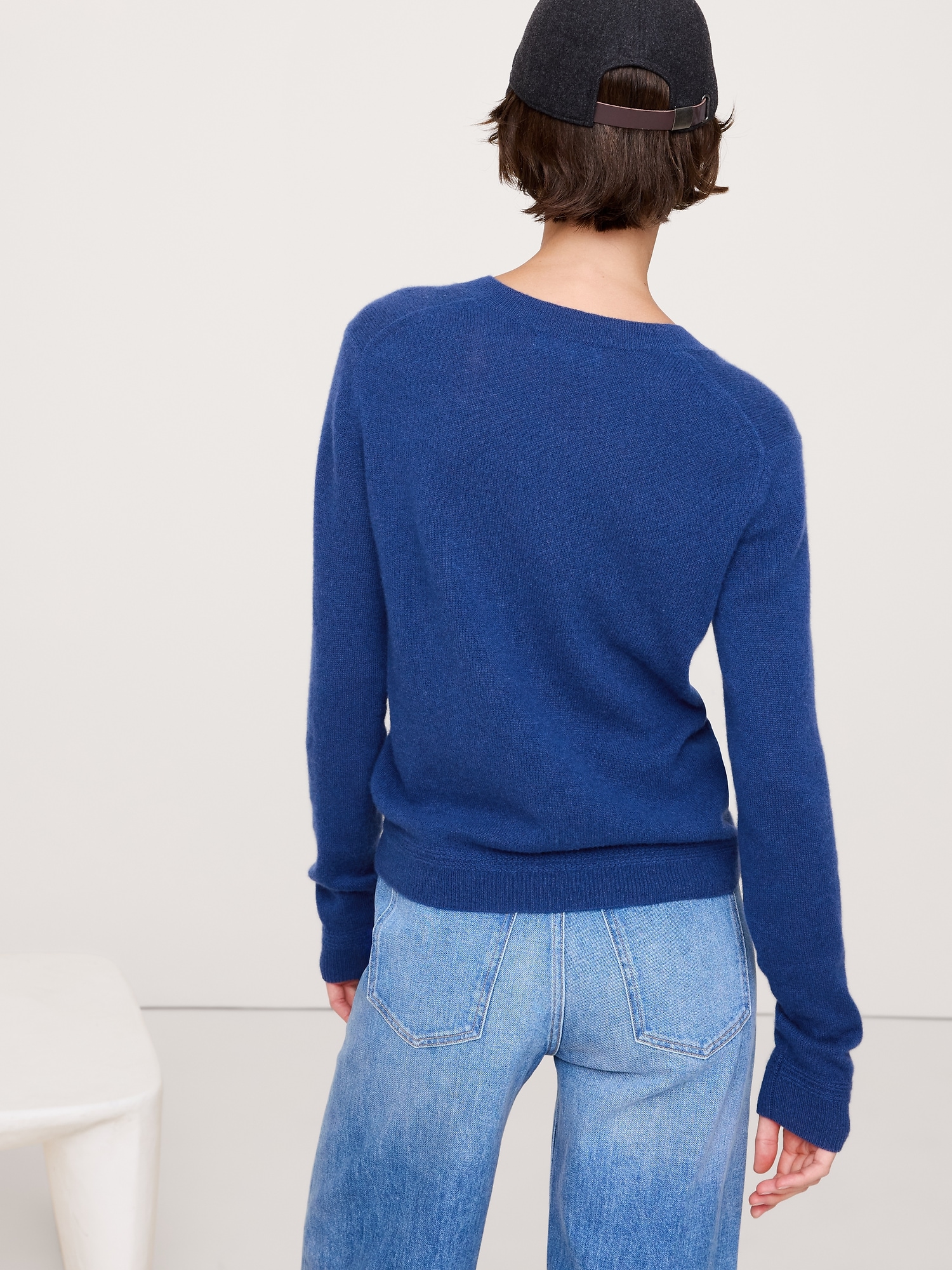 Image number 2 showing, Lightweight Cashmere V-Neck Sweater