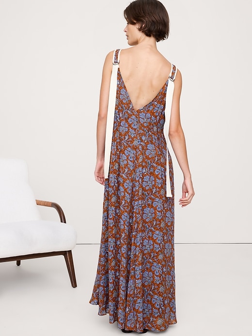 Pintuck Maxi Dress