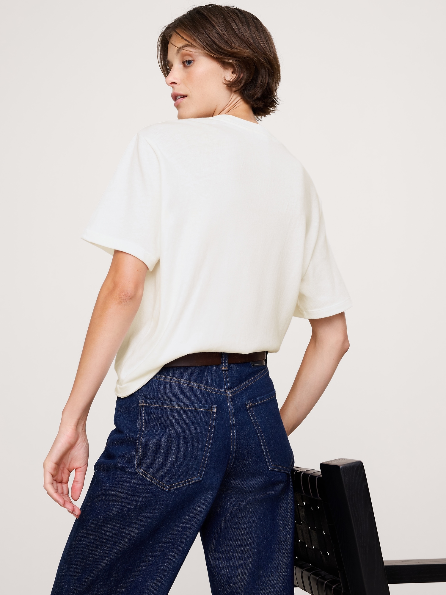Image number 2 showing, Relaxed Jersey Cotton Crew-Neck T-Shirt