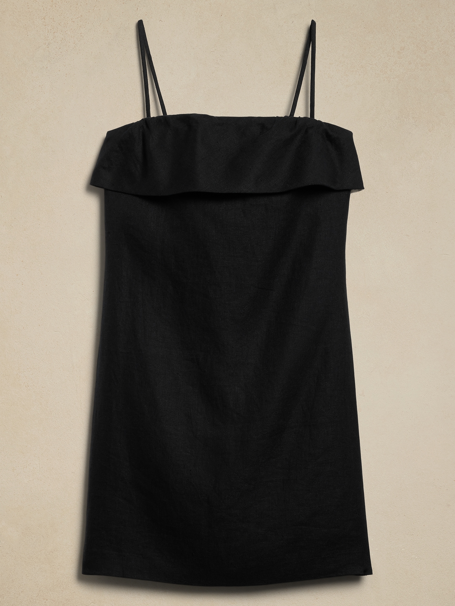 Image number 1 showing, Strapless Linen Mini Dress