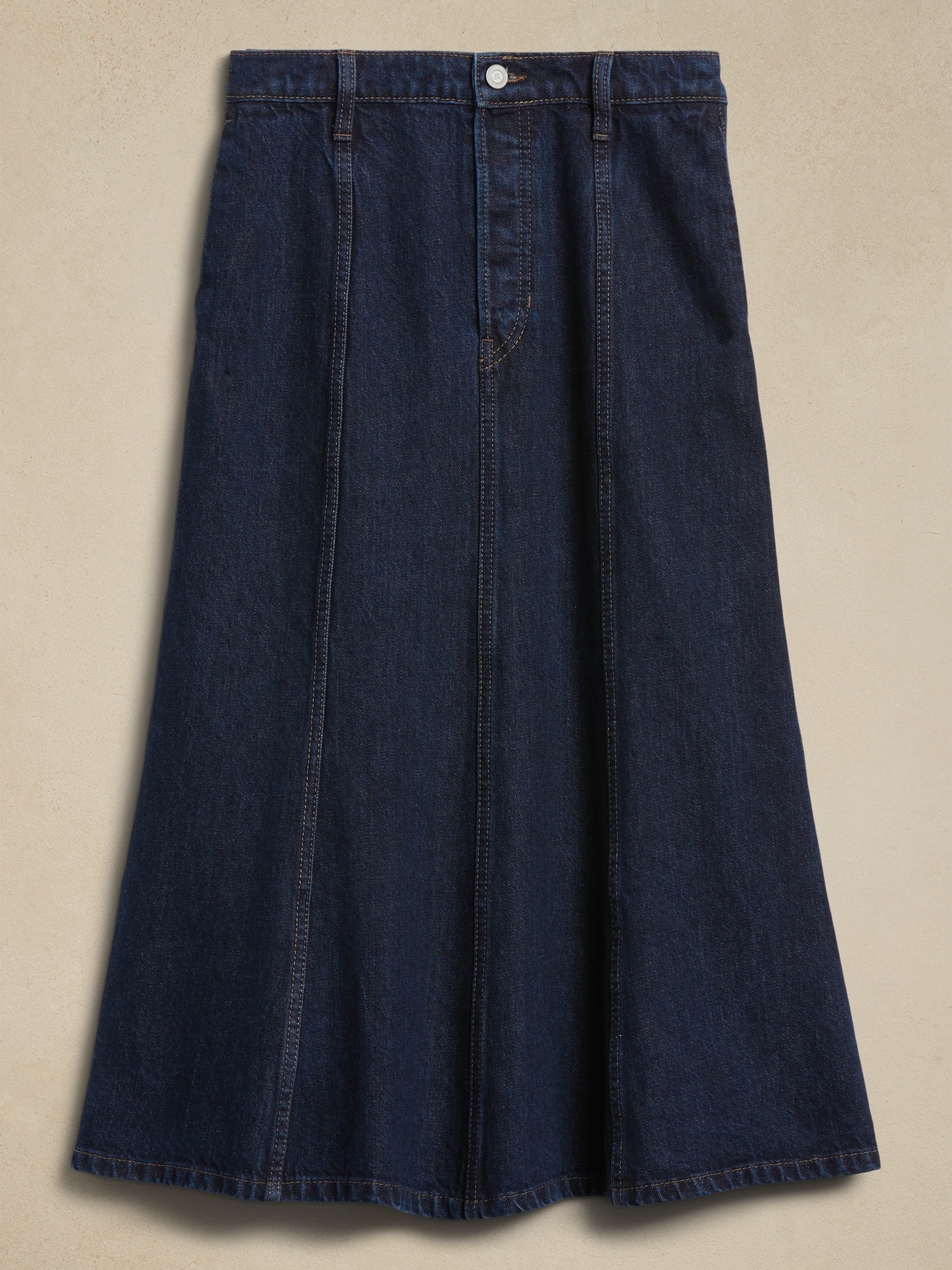 Pia Denim Midi Skirt - Blue