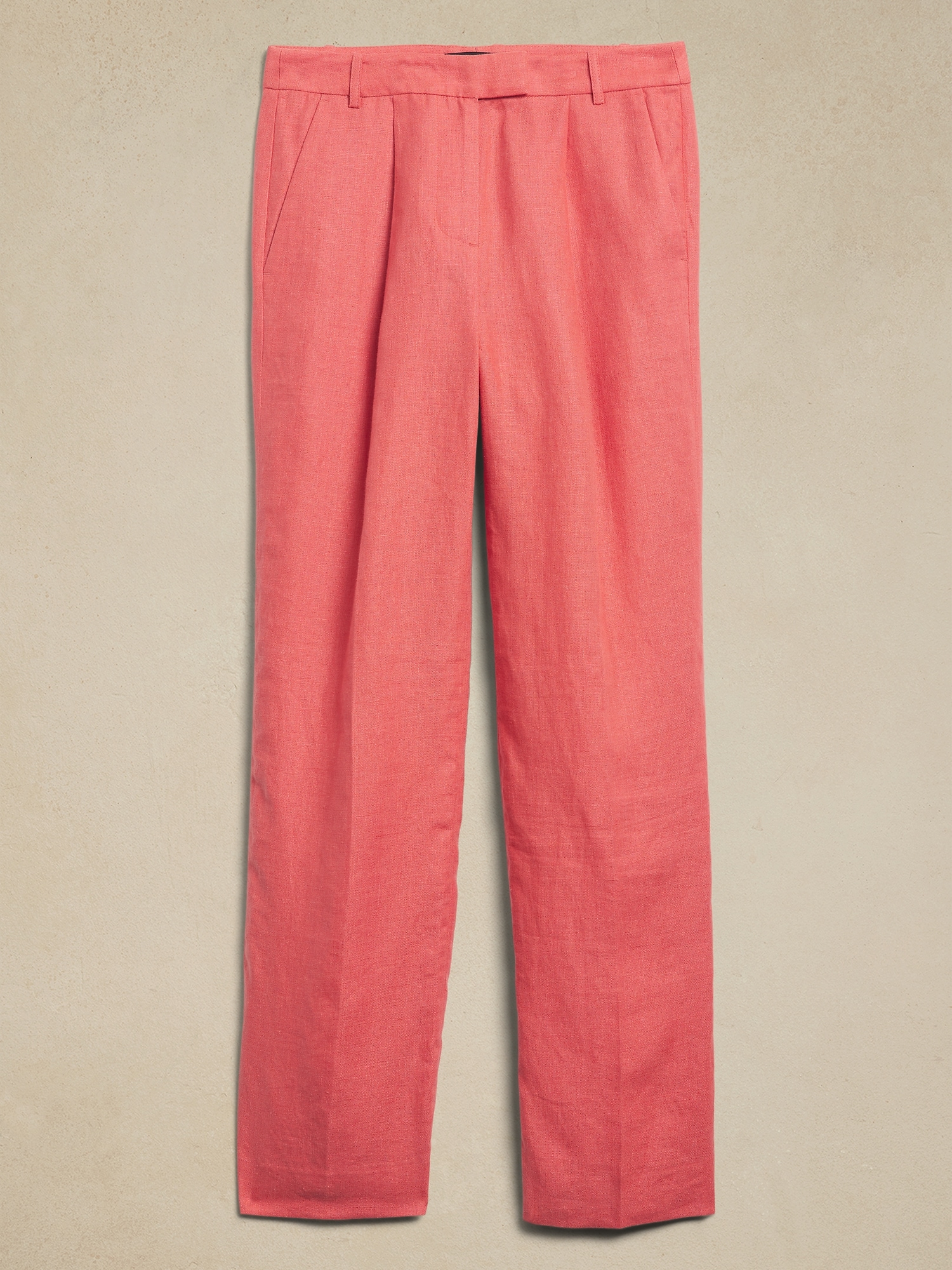 Lina Straight Linen Pant