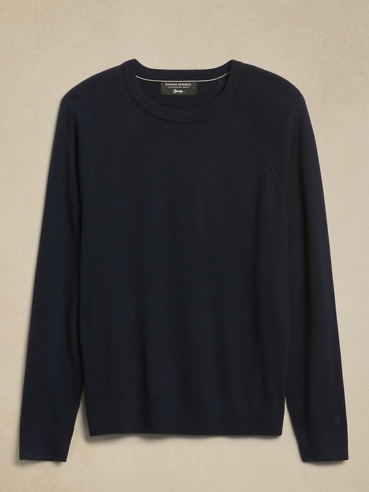 Italian Merino Crew-Neck Sweater Banana Republic