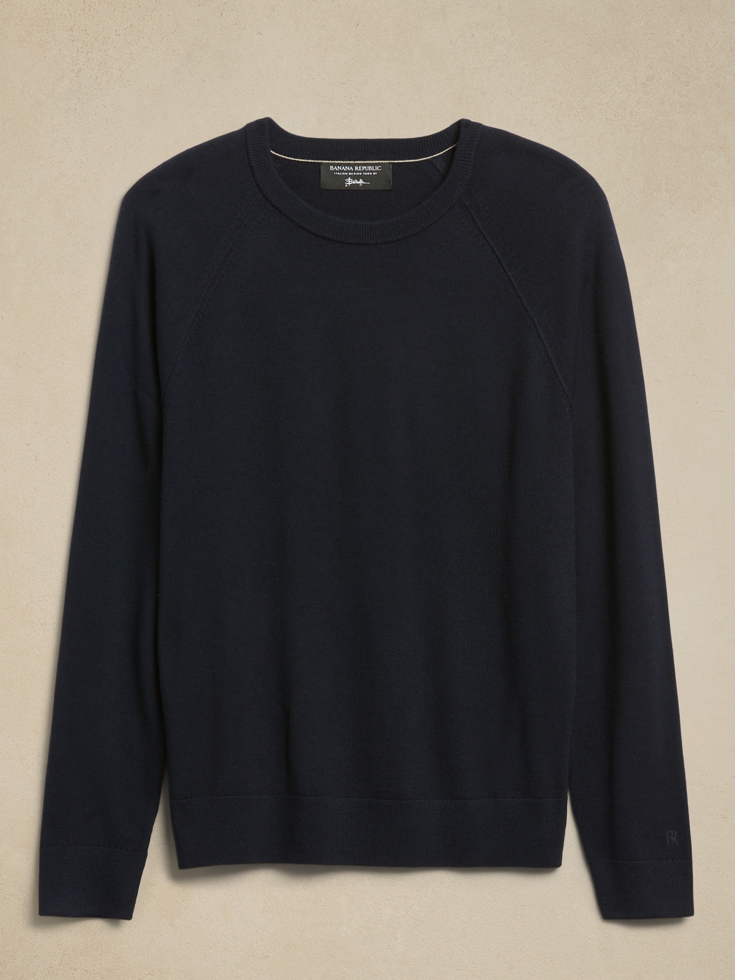 Image number 1 showing, Italian Merino Crew-Neck Sweater
