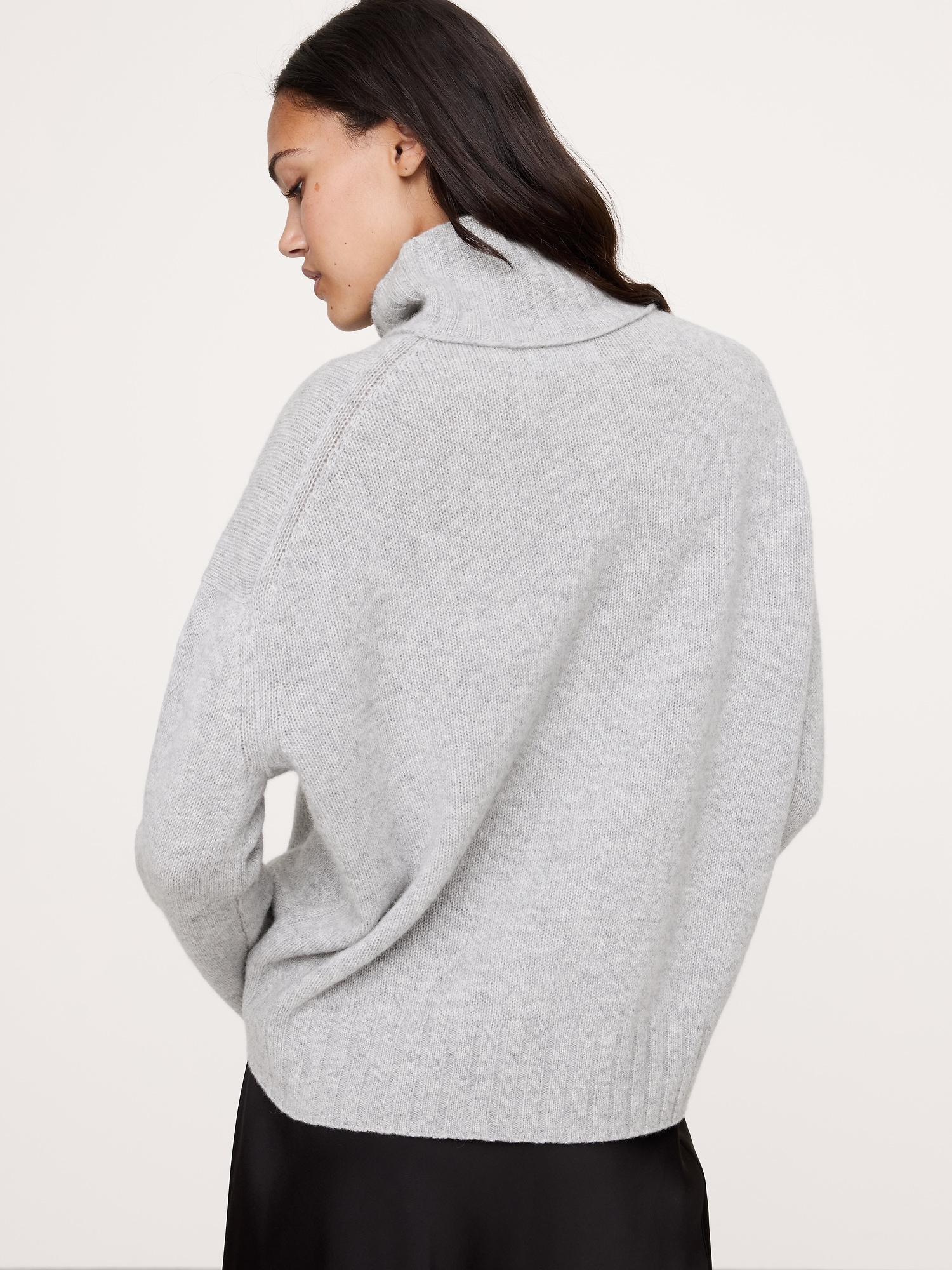 Image number 2 showing, Oversized Cashmere Turtleneck Sweater