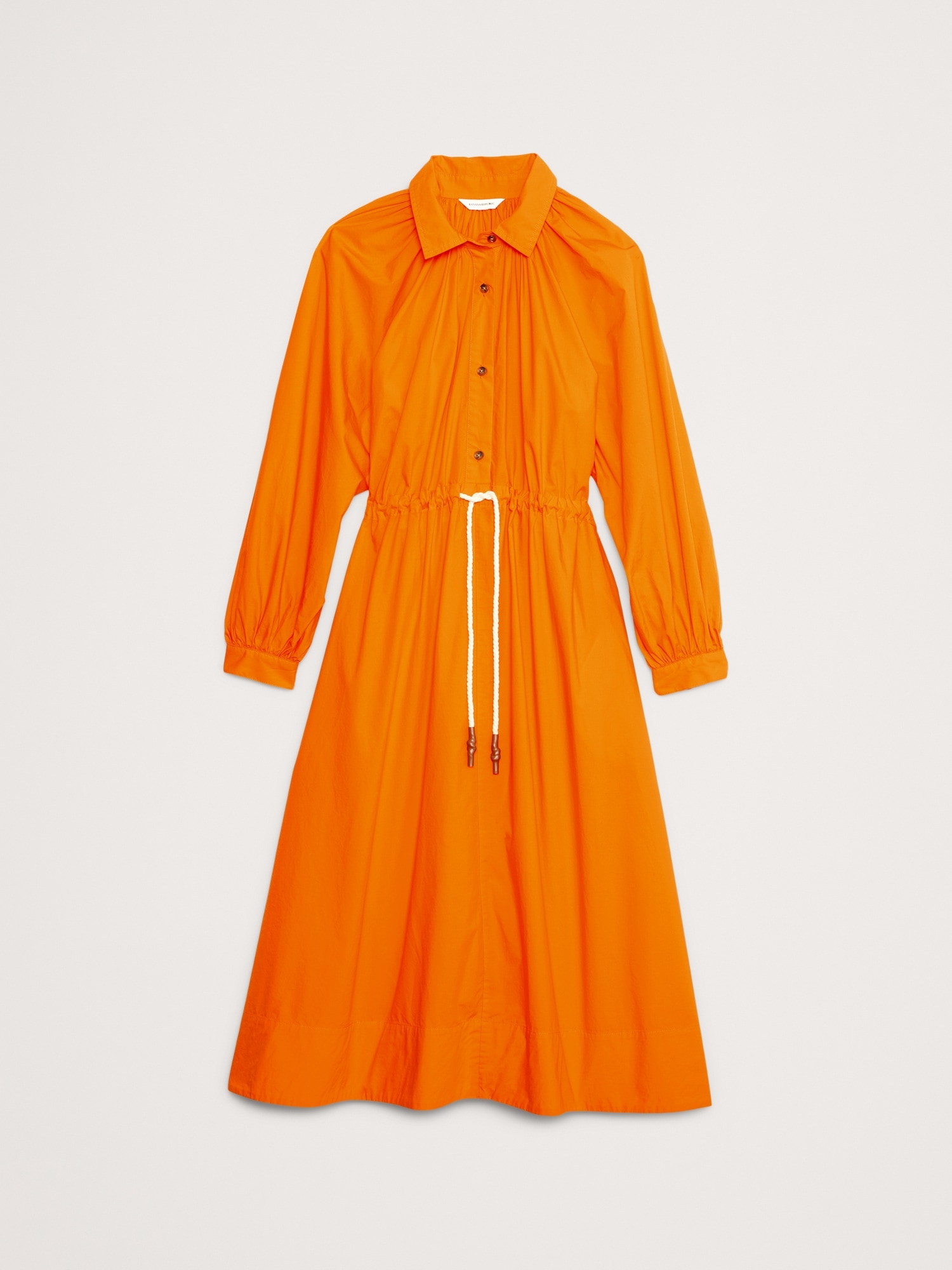 Image number 5 showing, Cotton Poplin Midi Shirtdress