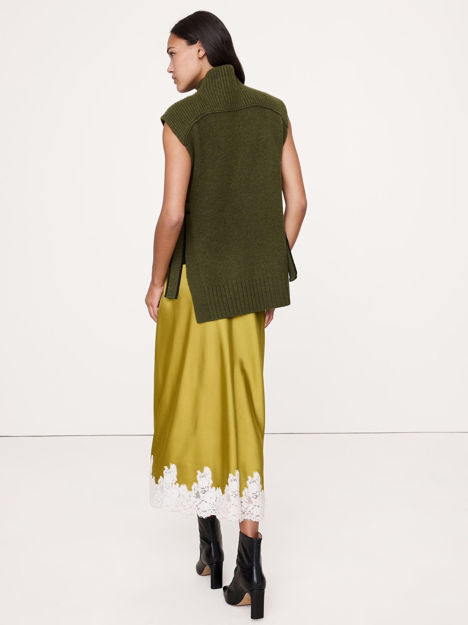 Image number 2 showing, Merino-Cashmere Sweater Vest with Open Sides
