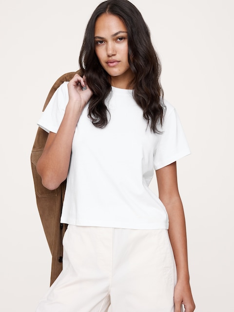 Vintage Cotton Crew-Neck T-Shirt