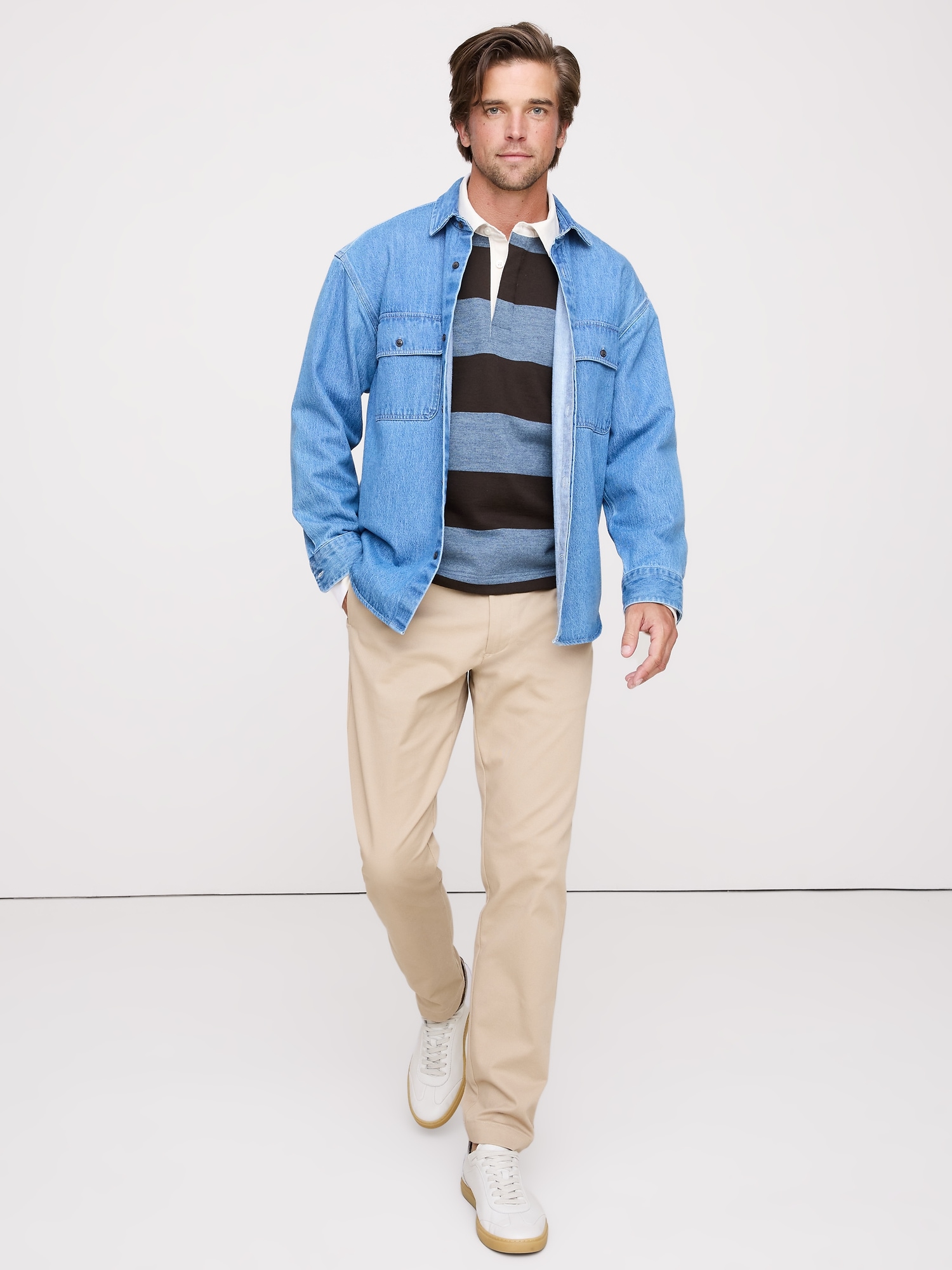 Athletic Italian-Stretch Chino - Beige