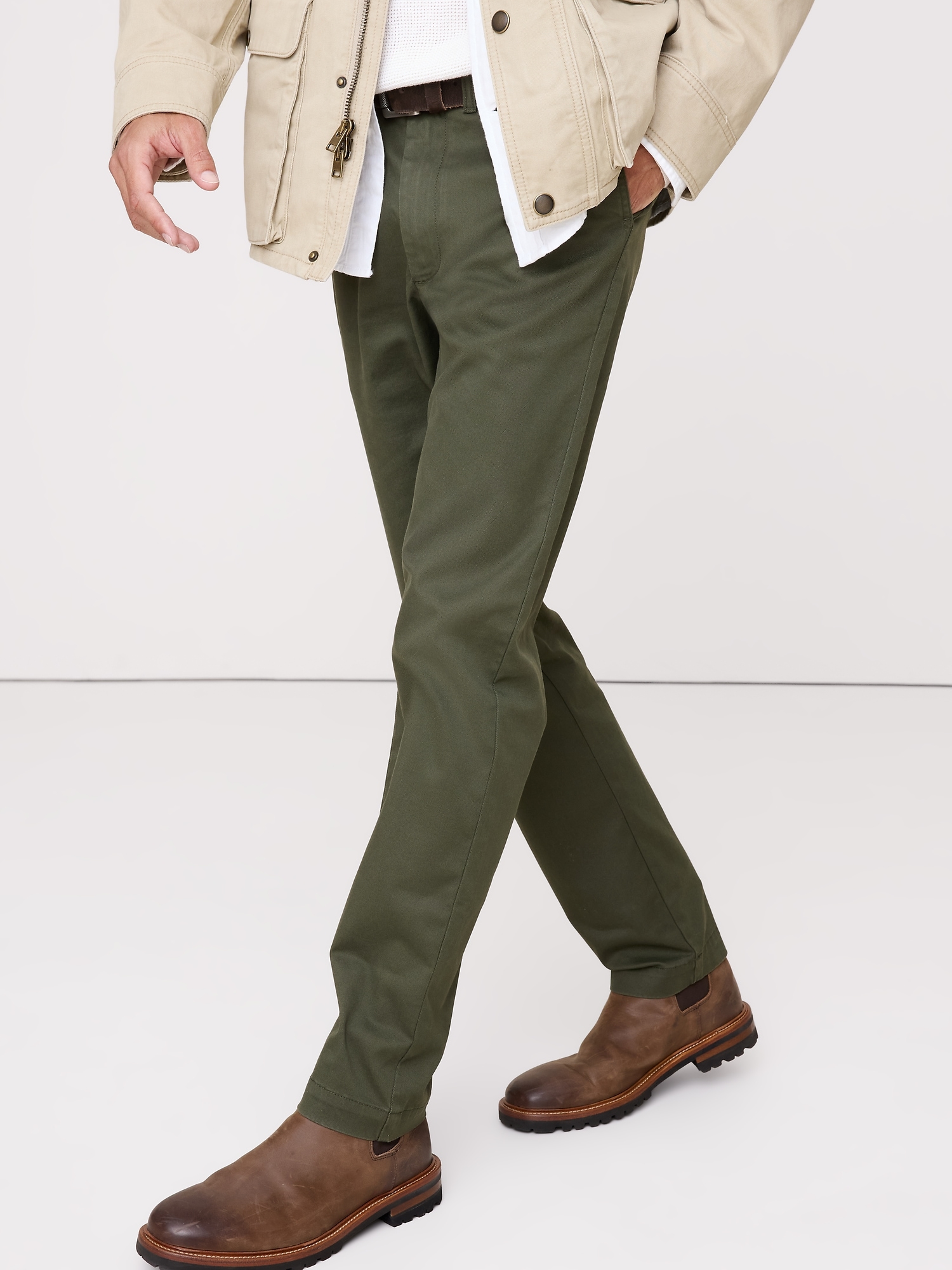 Image number 3 showing, Athletic Slim Stretch Chino