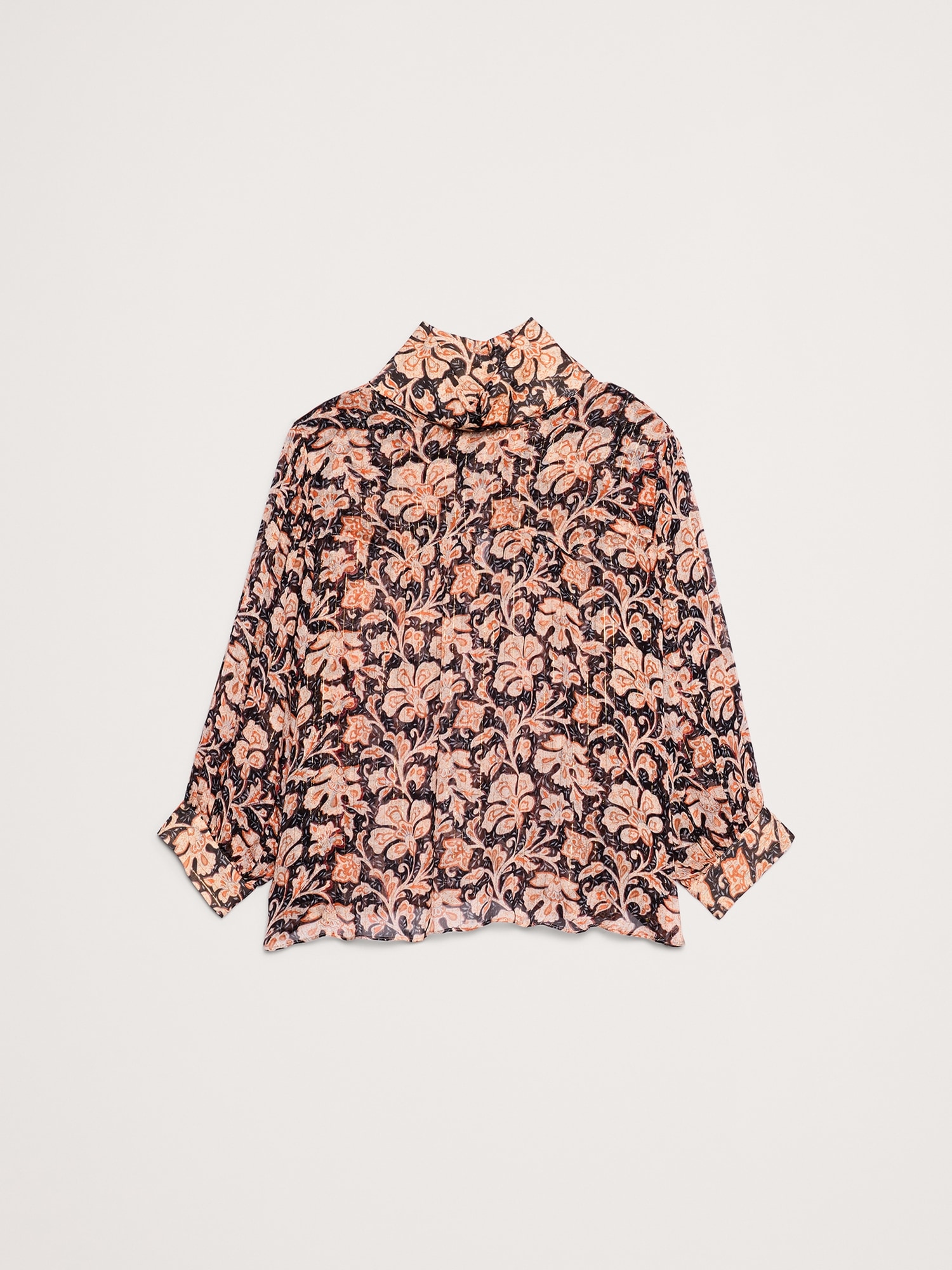 Image number 4 showing, Lurex Stripe Reversed Western Shirt