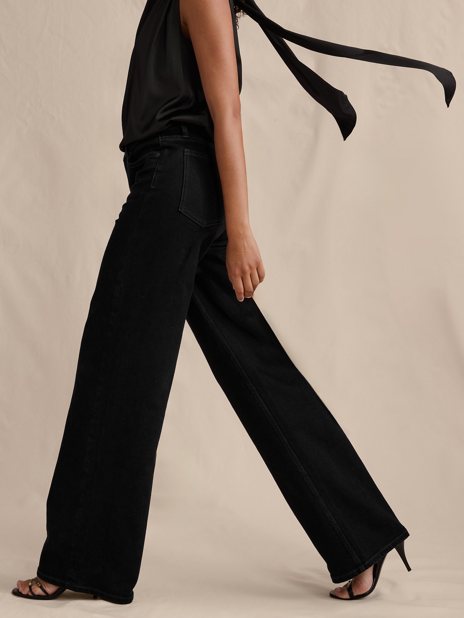 Image number 4 showing, THE ICON CLASSIC WIDE-LEG JEAN