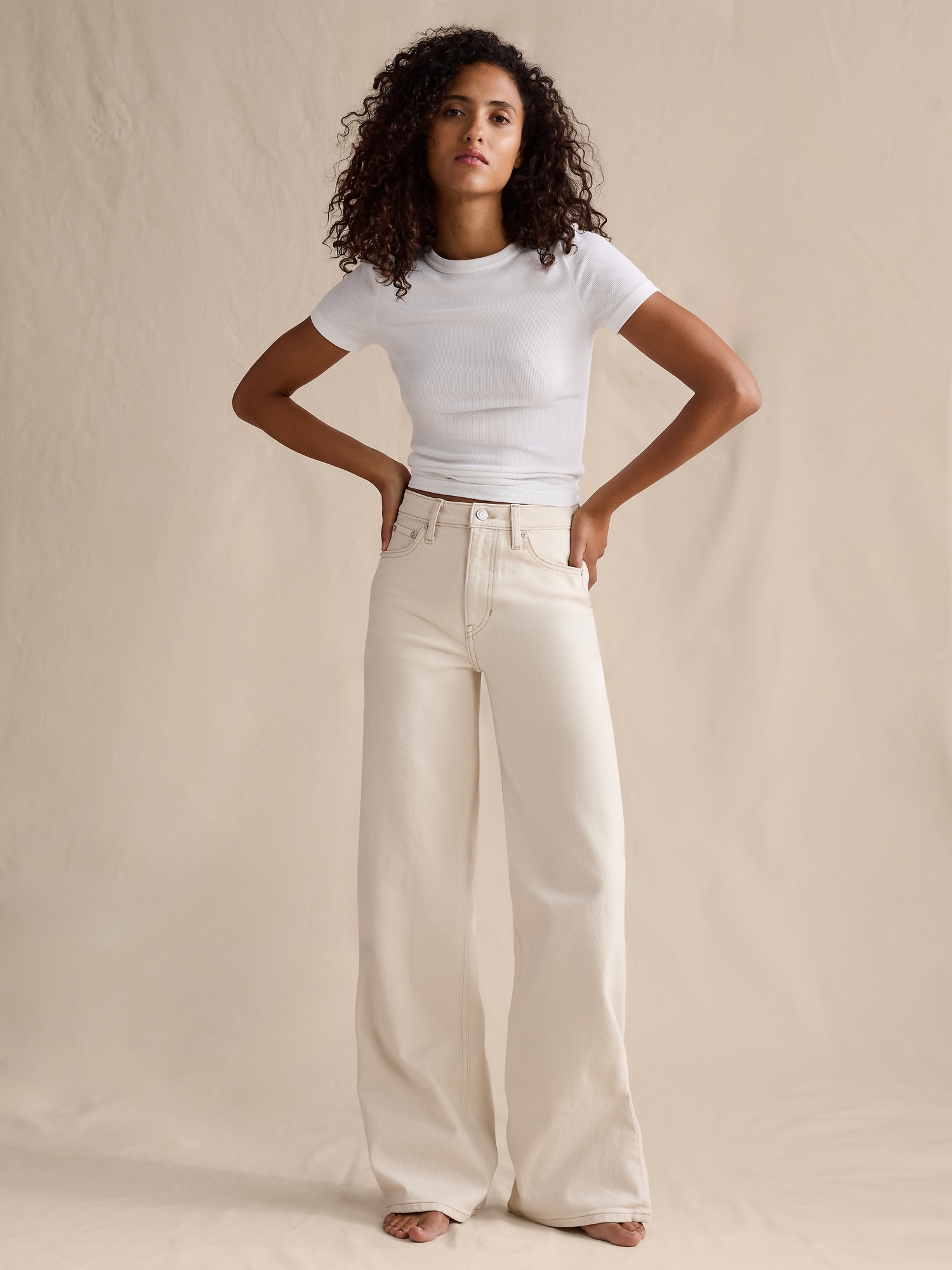 Image number 4 showing, THE ICON CLASSIC WIDE-LEG JEAN