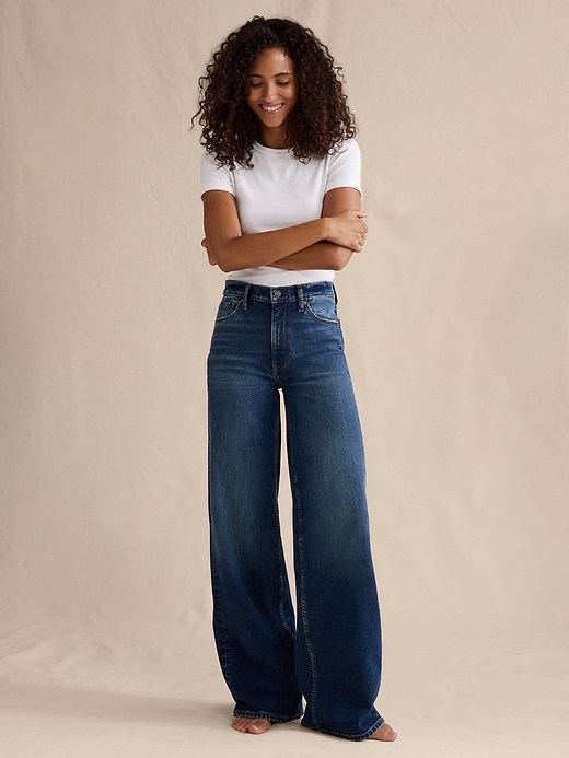 The Icon Classic Wide-Leg Jean | Banana Republic