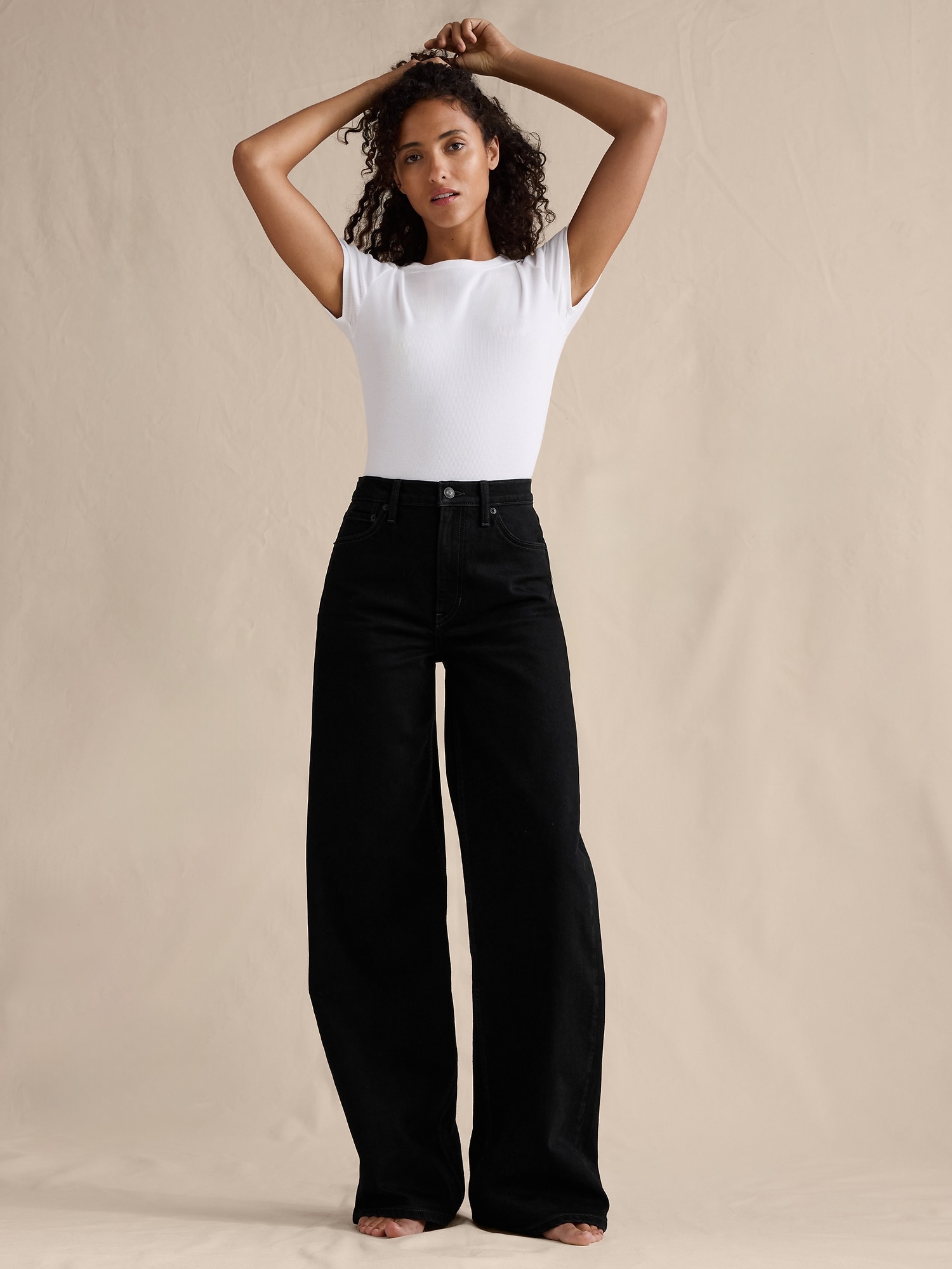 Image number 8 showing, THE ICON CLASSIC WIDE-LEG JEAN
