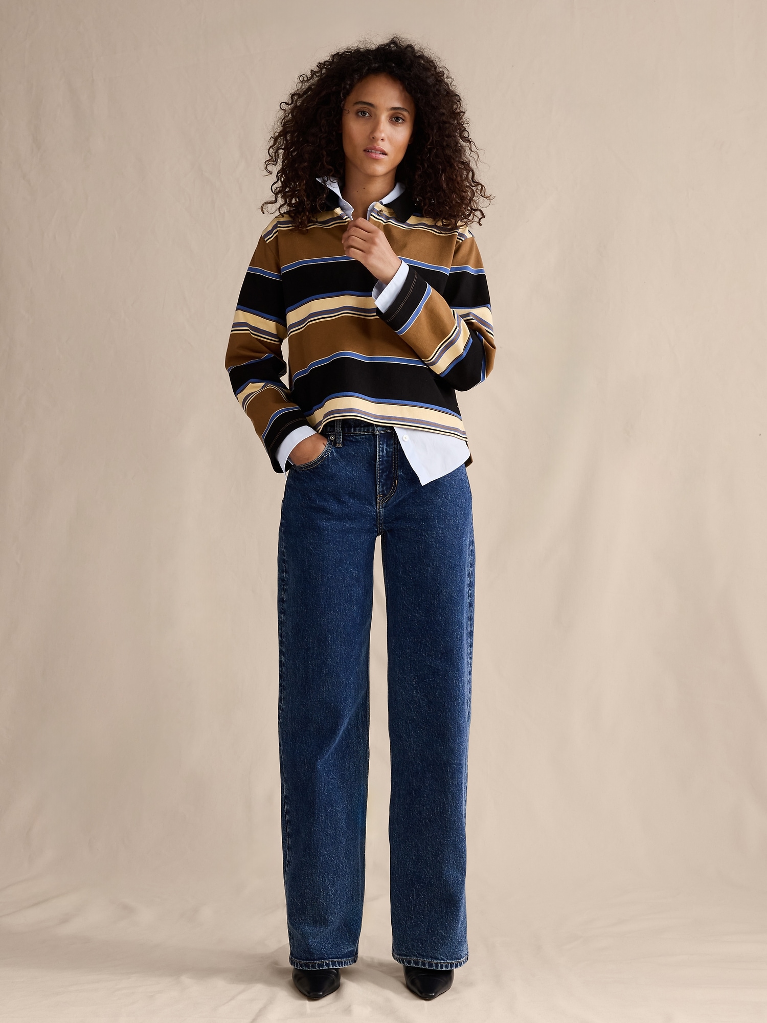 Image number 1 showing, Mid-Rise 90s Loose Jean