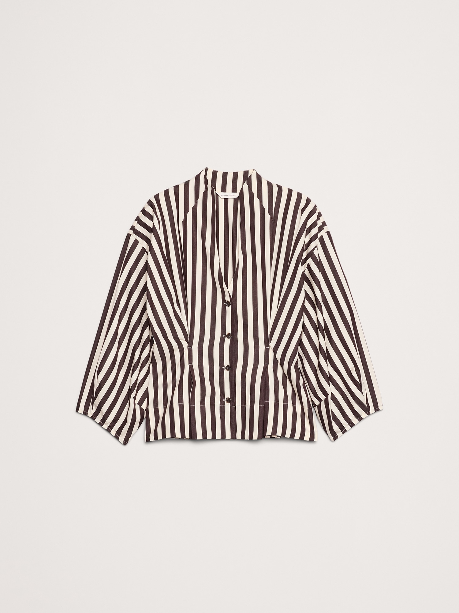 Image number 4 showing, Cotton Poplin Cinched-Waist Shirt