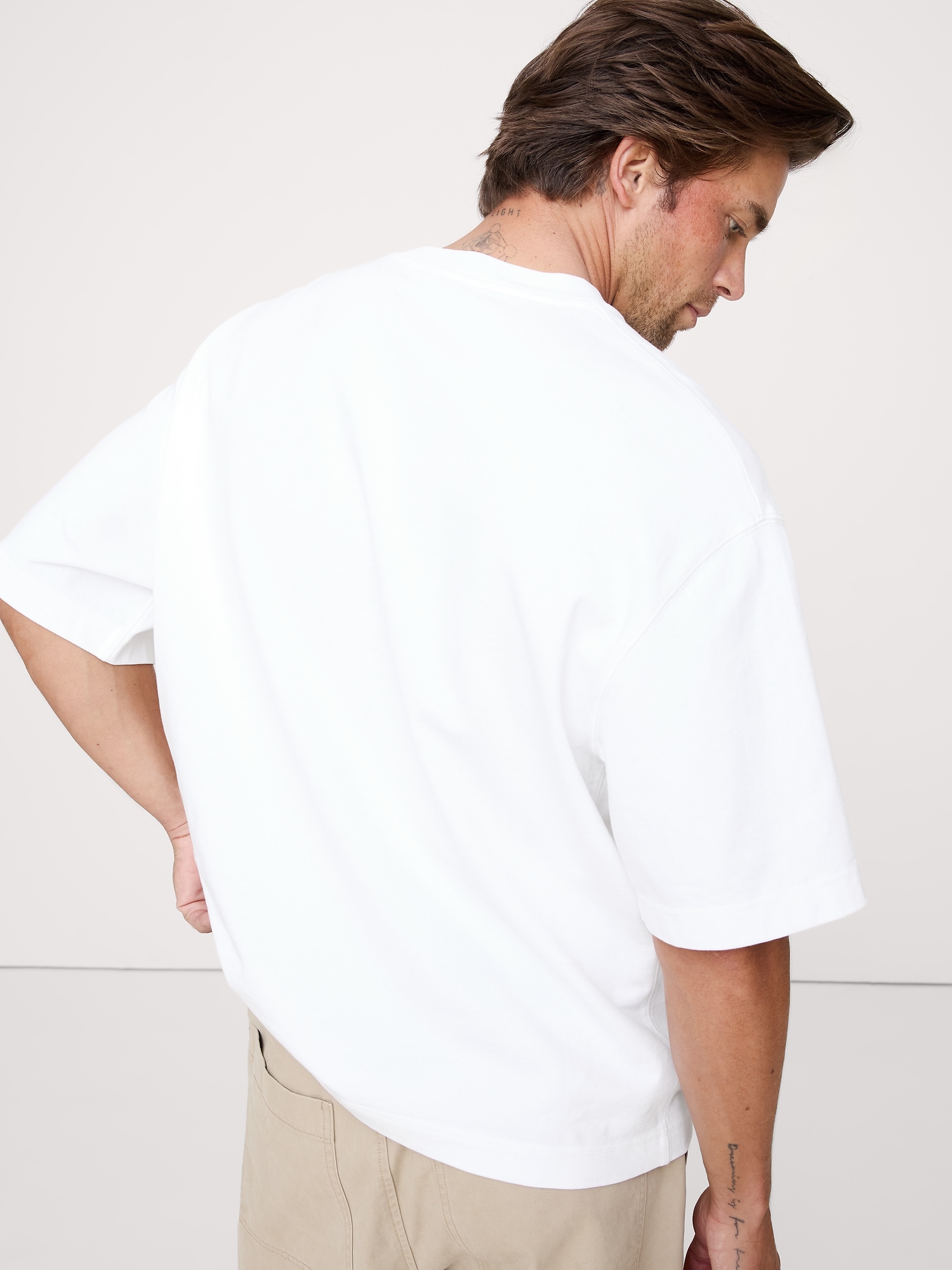 Image number 2 showing, BOXY HEAVYWEIGHT COTTON T-SHIRT