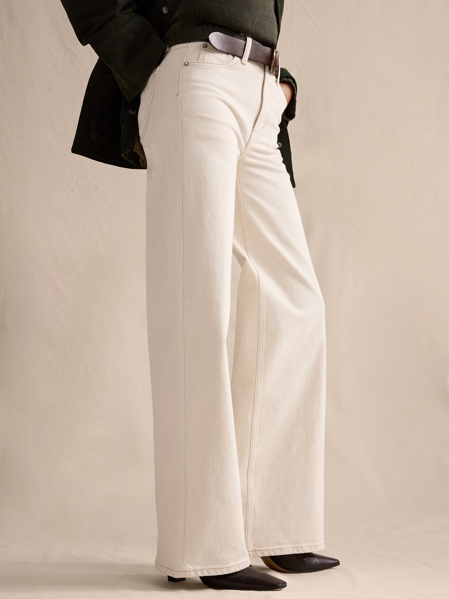 Image number 3 showing, THE ICON CLASSIC WIDE-LEG JEAN