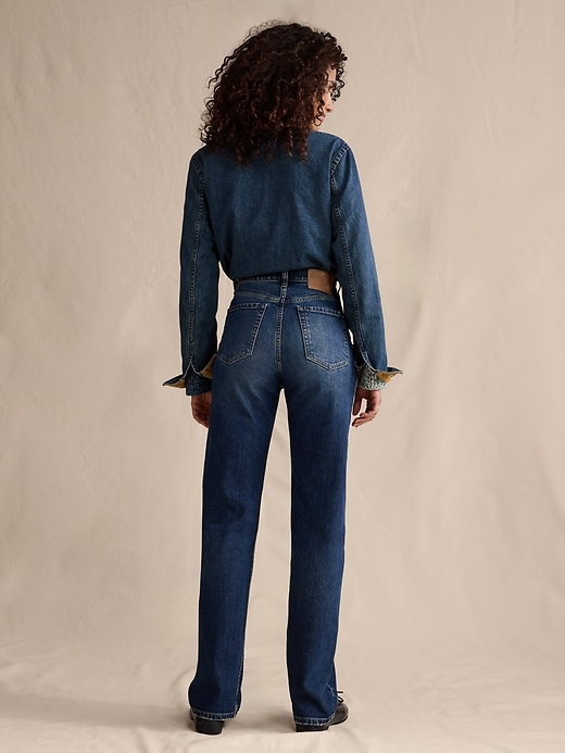 High-Rise 90S Straight Jean | Banana Republic