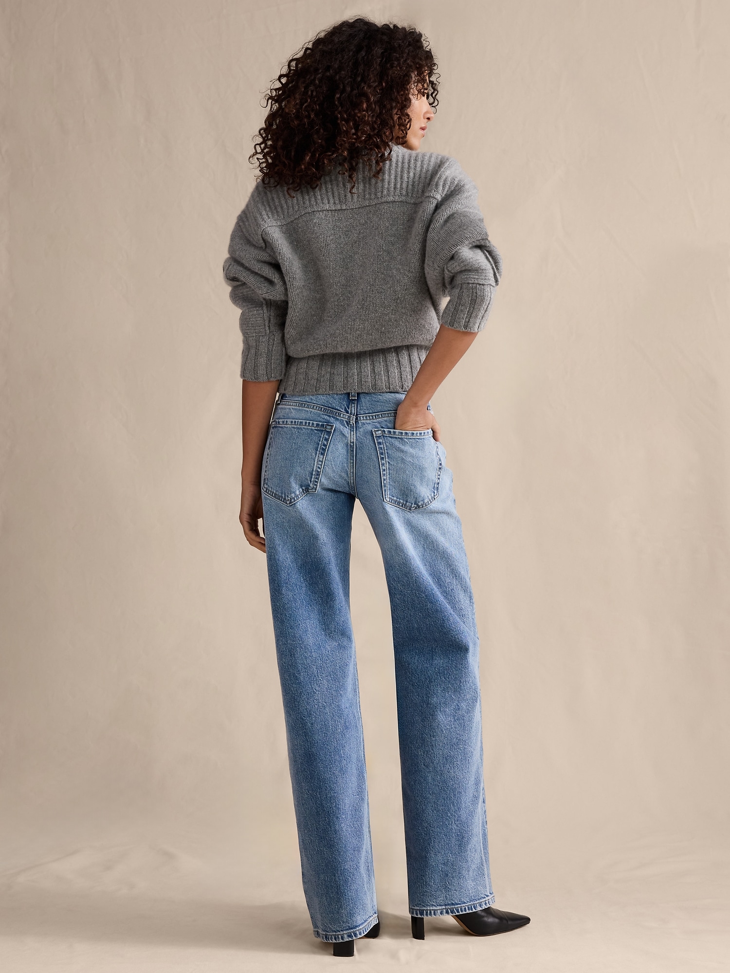 Image number 2 showing, Mid-Rise 90s Loose Jean