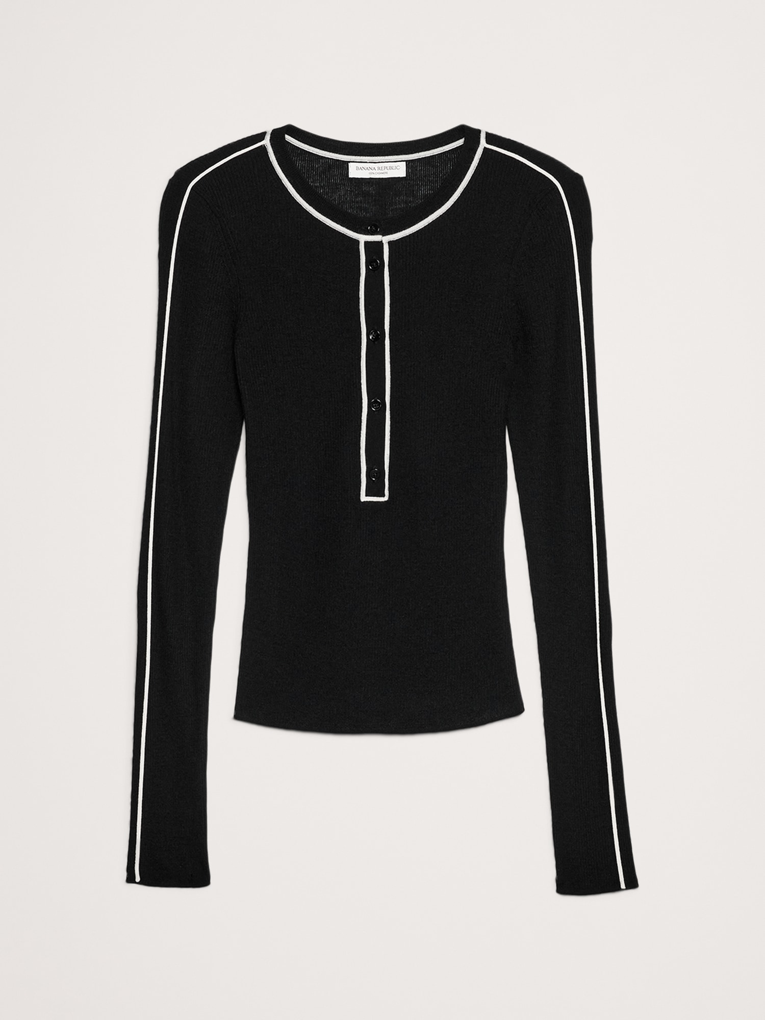 Image number 5 showing, Featherweight Cashmere Henley