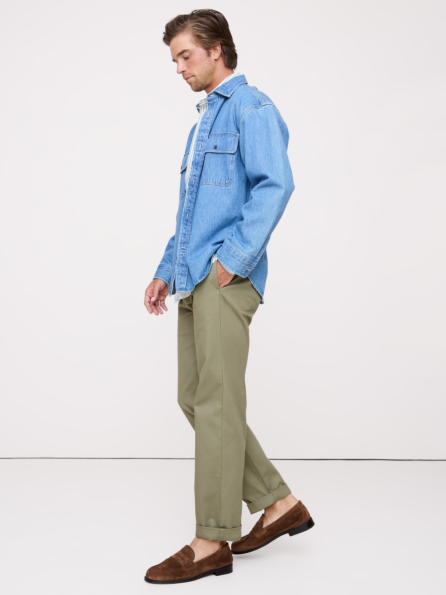 Image number 3 showing, Straight Italian-Stretch Chino