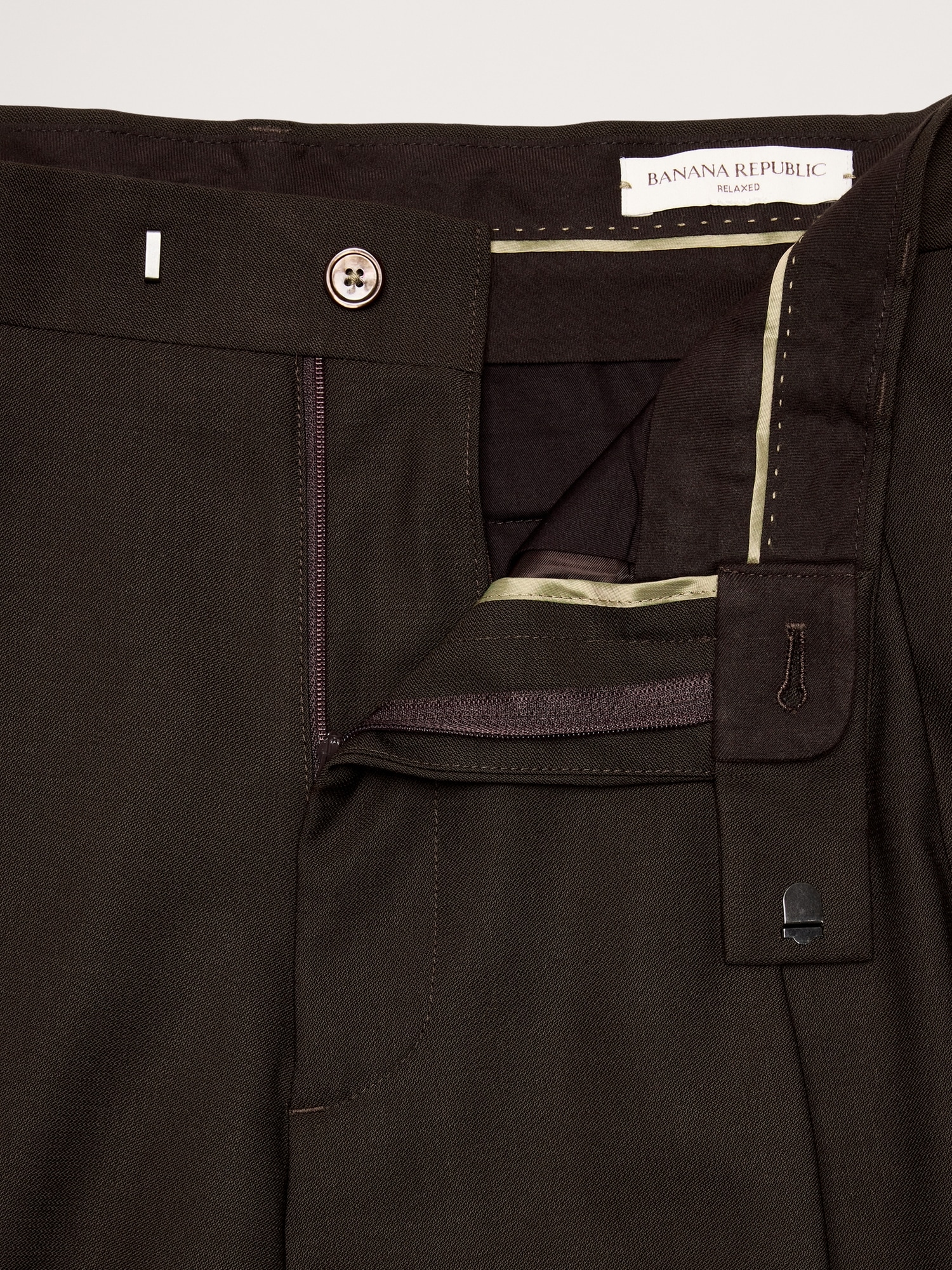 Image number 6 showing, Relaxed Italian Barathea Pleated Tuxedo Pant