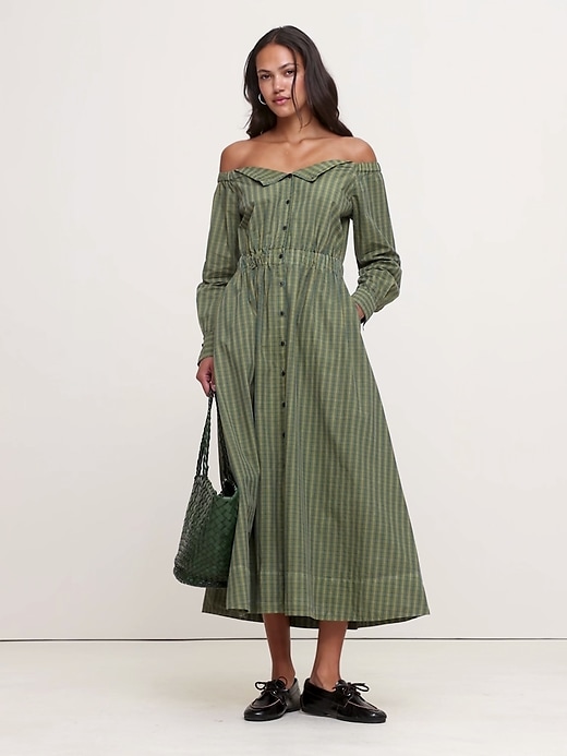 ruffled dress for women Quinton Ruffle Maxi in Cream Size:MEDIUM - 4-5Y YGroup_DD611T38 Strawberry Print Balloon Sleeve this structured
