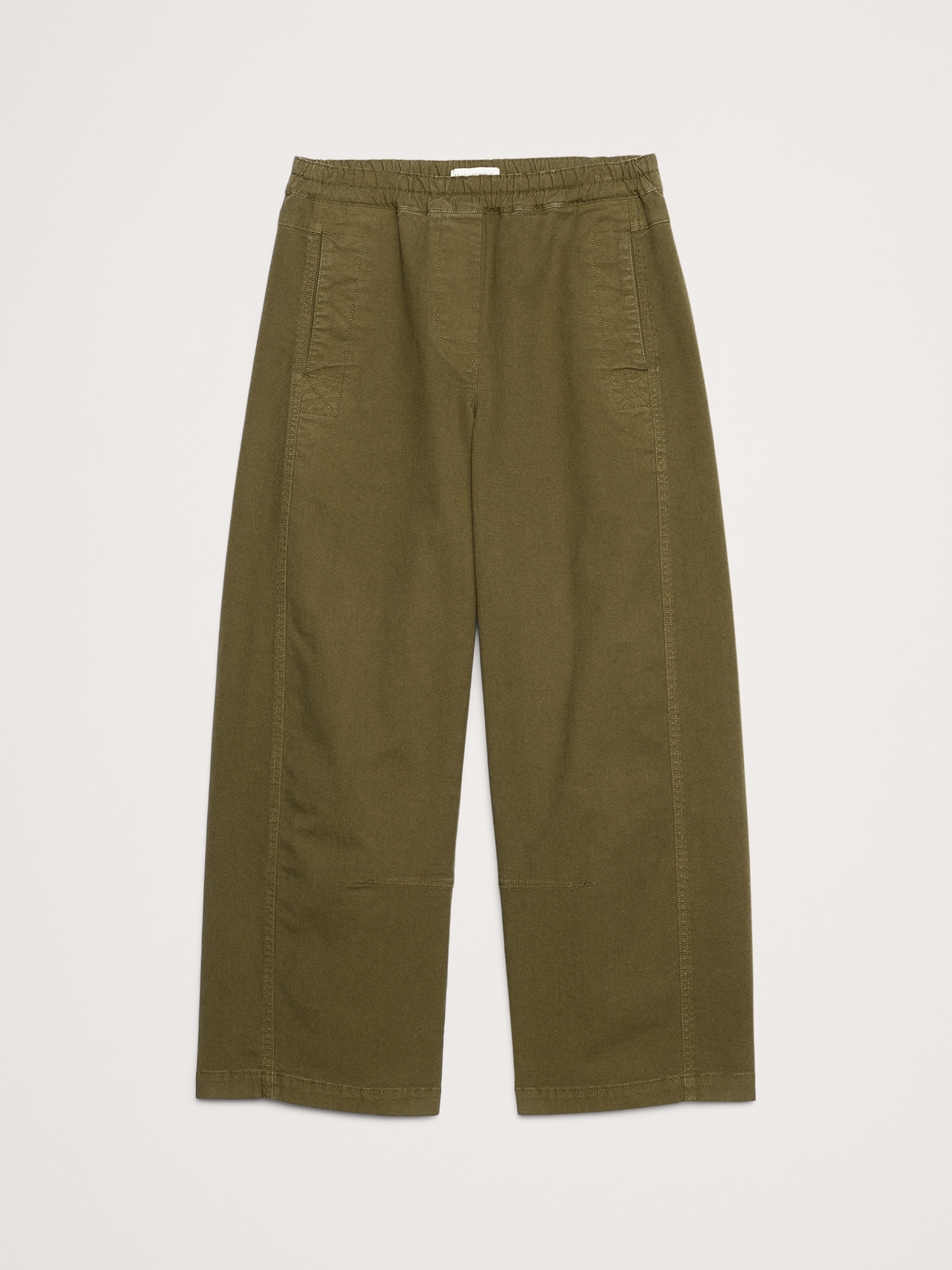 Image number 8 showing, Mid-Rise Relaxed Painter Pull-On Pant