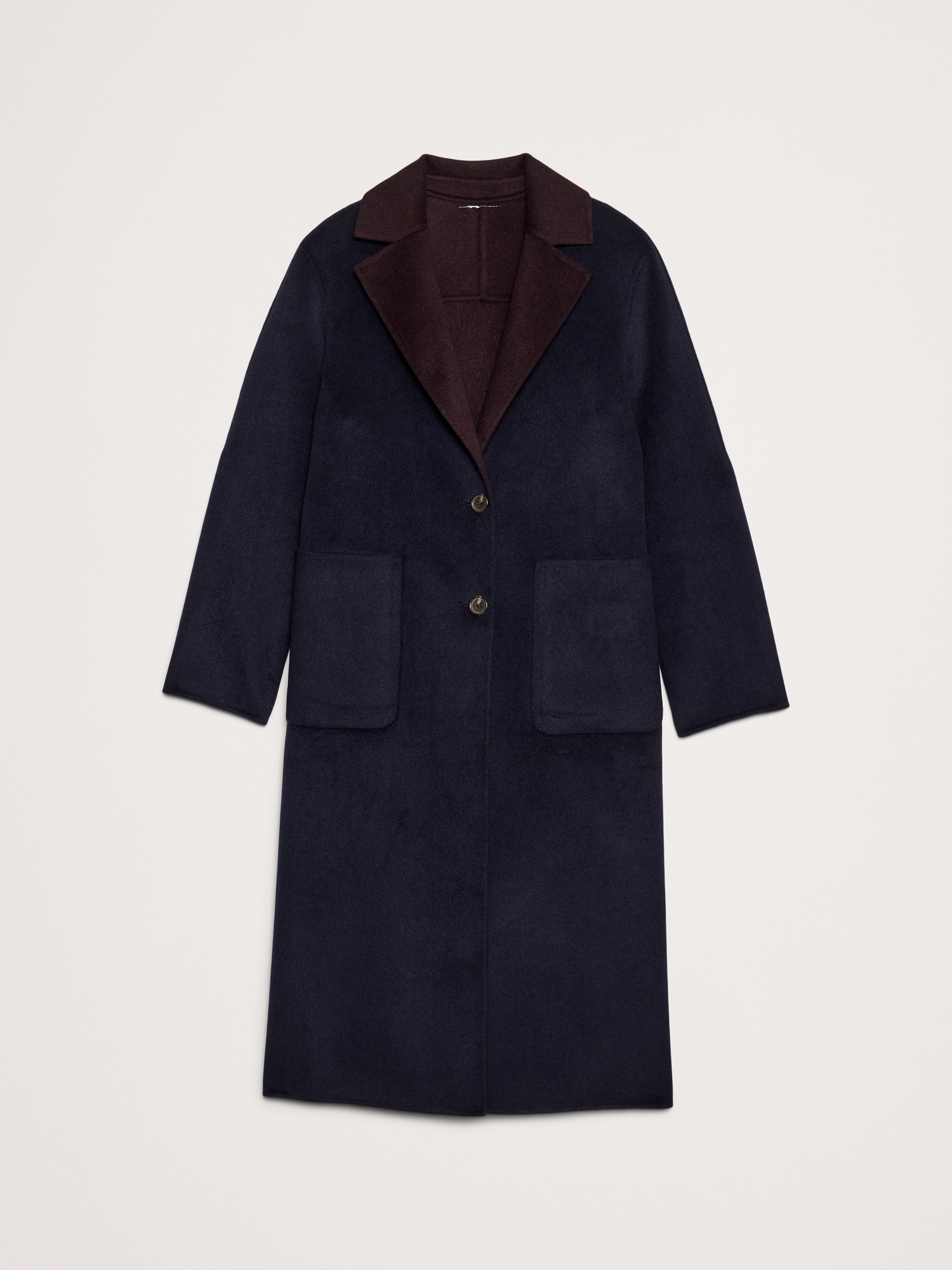 Image number 5 showing, Reversible Double-Faced Top Coat