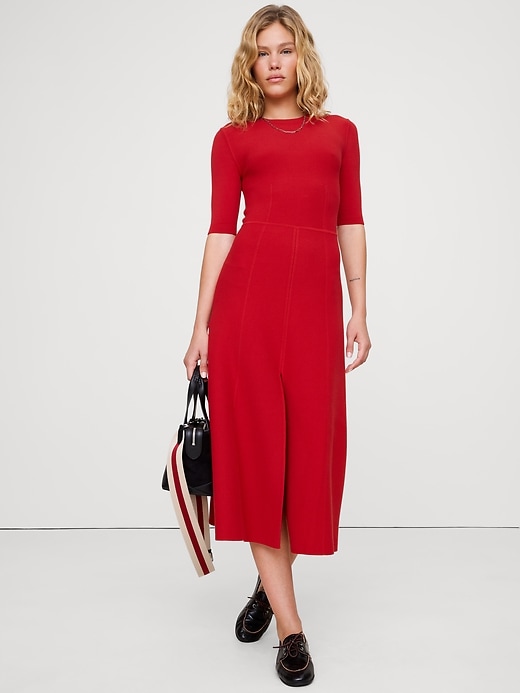 banana republic red dress Floral Size 0 Cap sleeves Everywhere Ponte Mini Dress