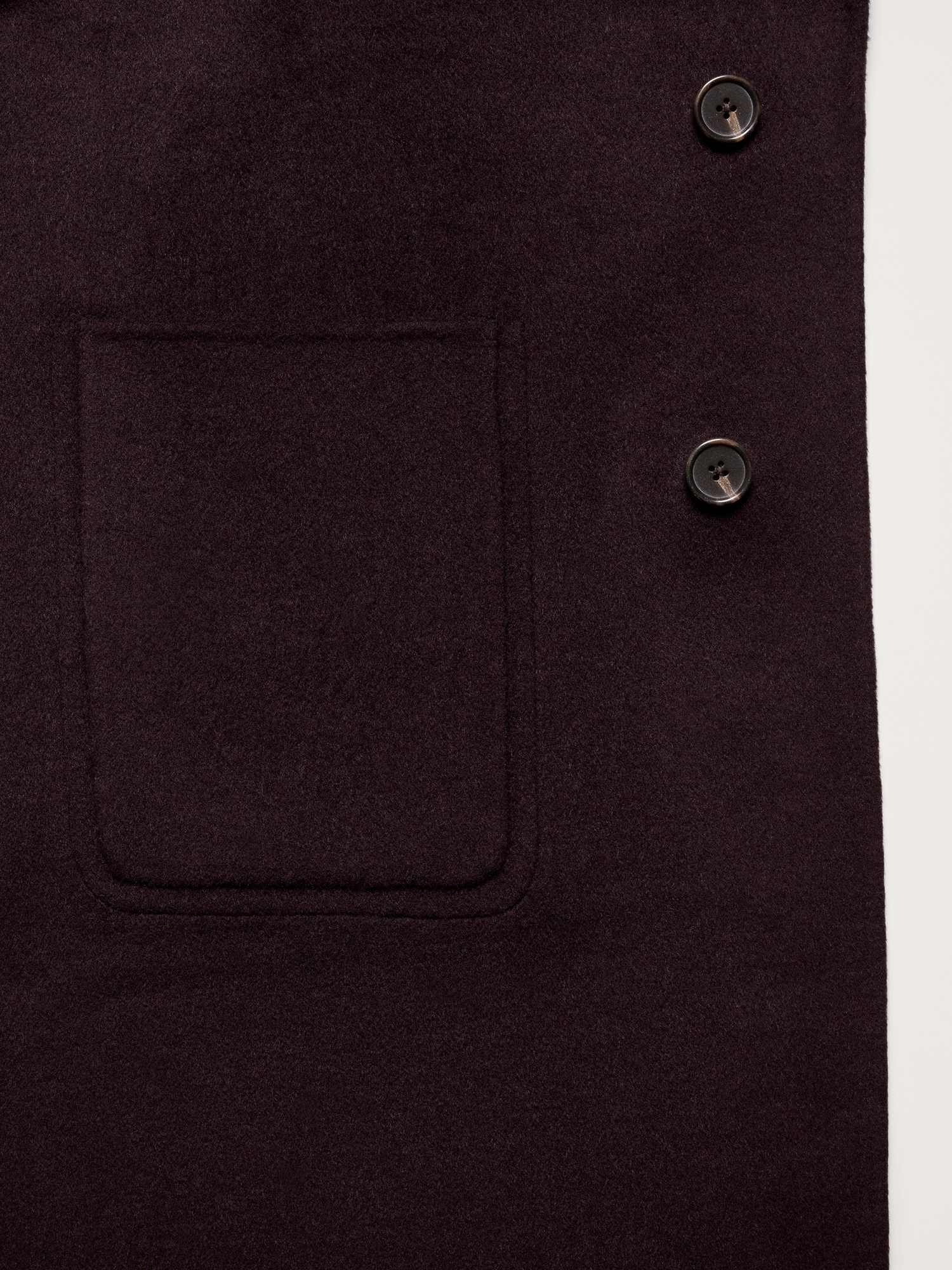 Image number 7 showing, Reversible Double-Faced Top Coat
