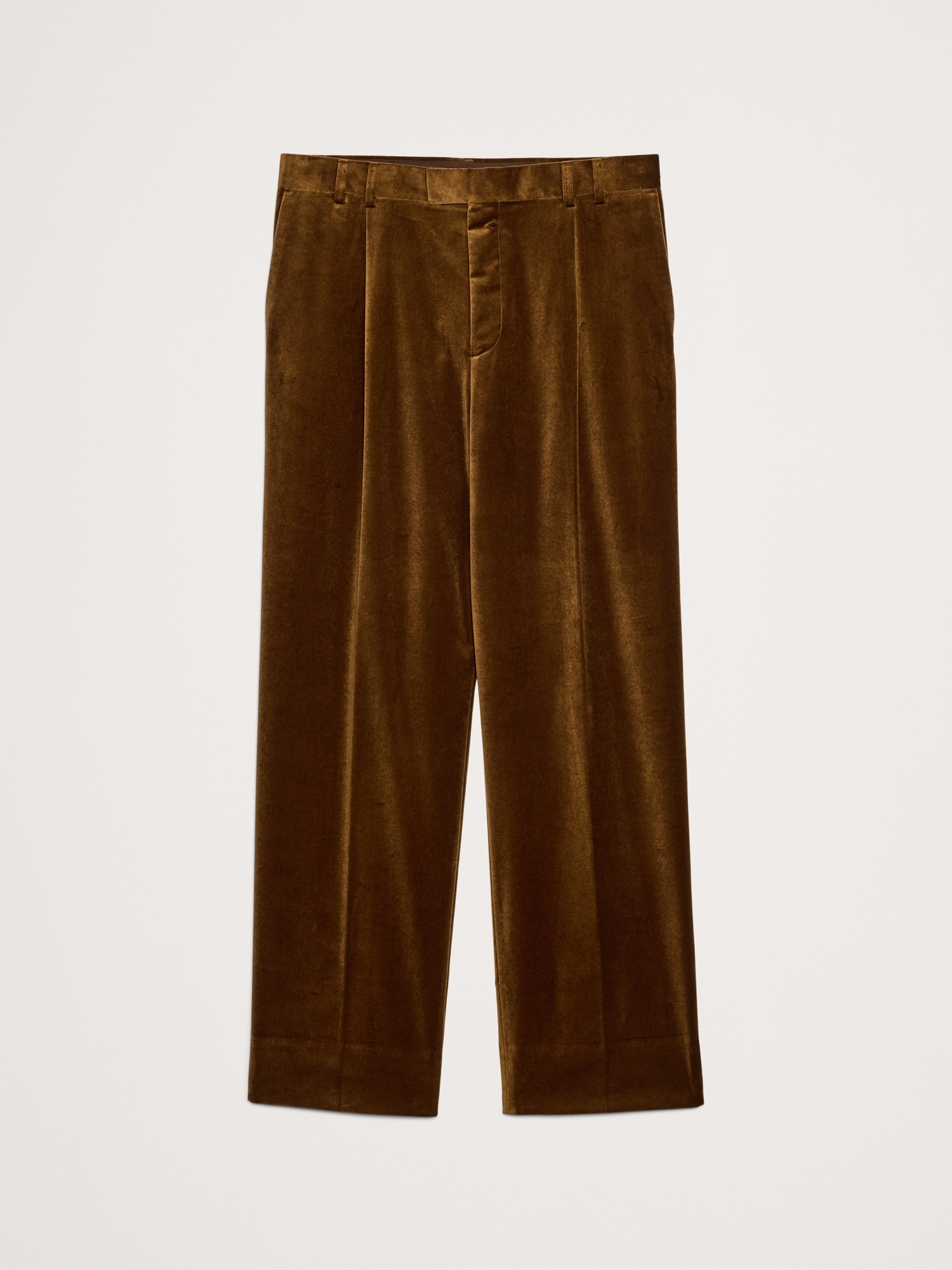 Image number 4 showing, Relaxed Pleated Velvet Pant