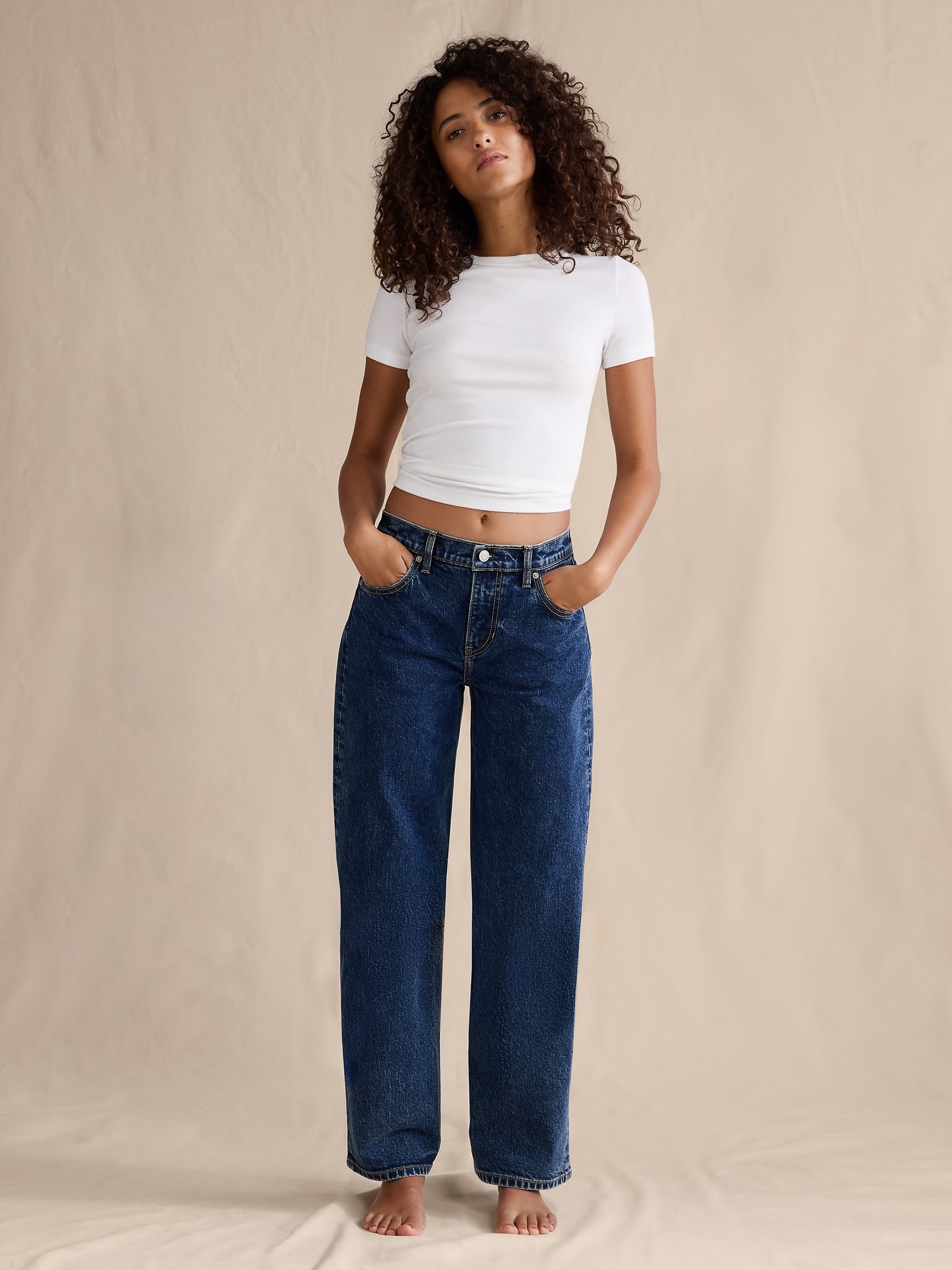 Image number 7 showing, Mid-Rise 90s Loose Jean