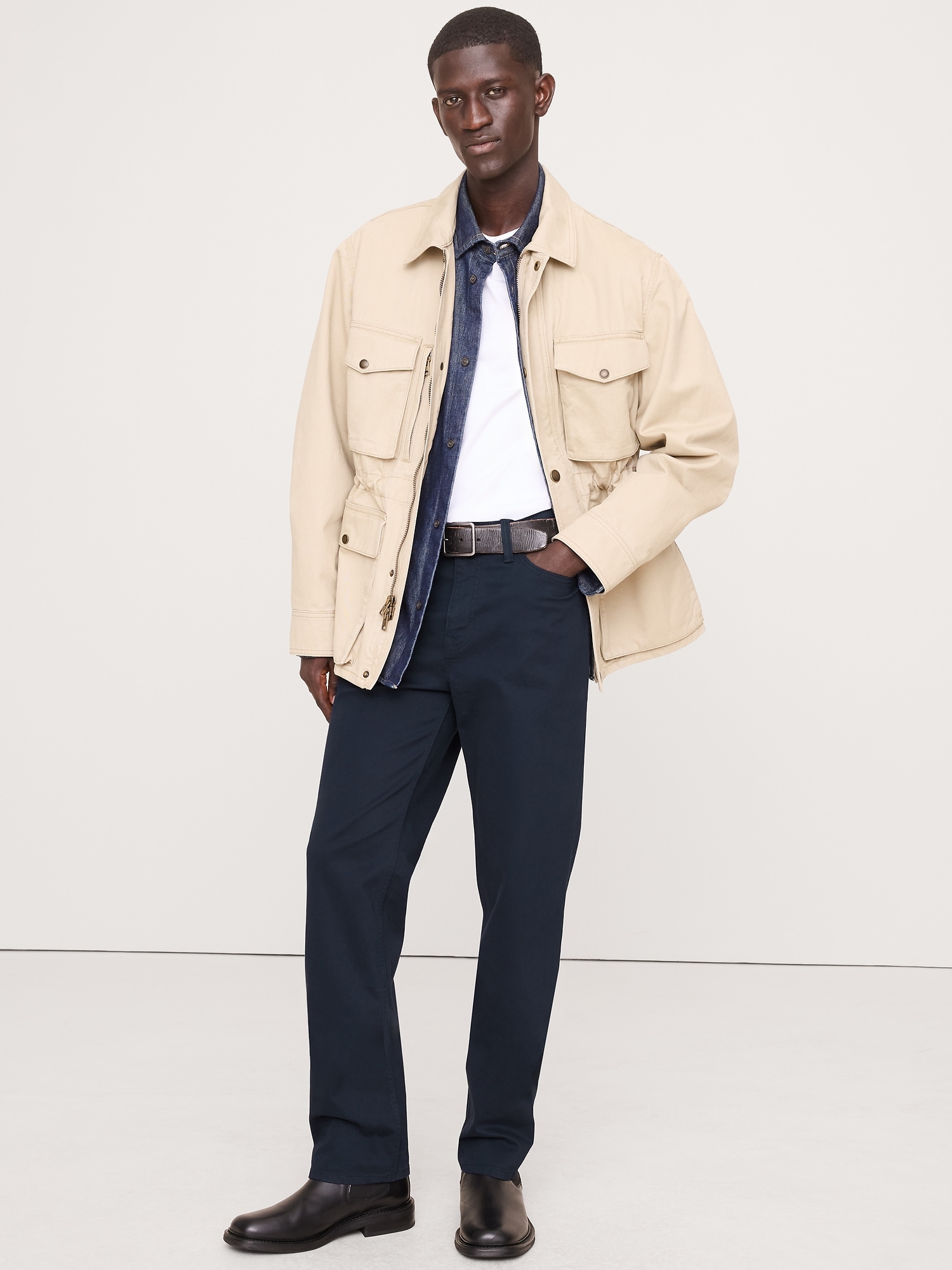 Straight Traveler Pant - Navy Blue